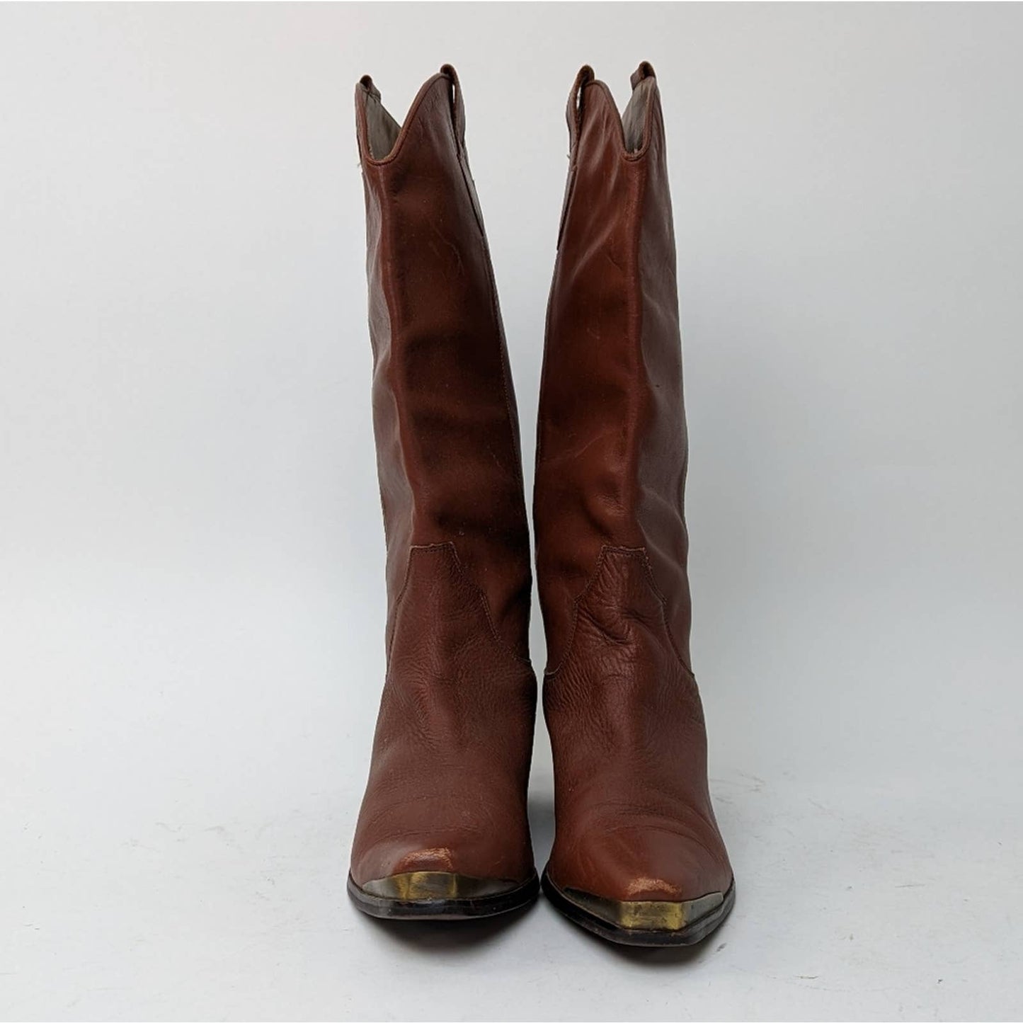 Nicole Catleia Plano Cowboy Riding Boots - 8