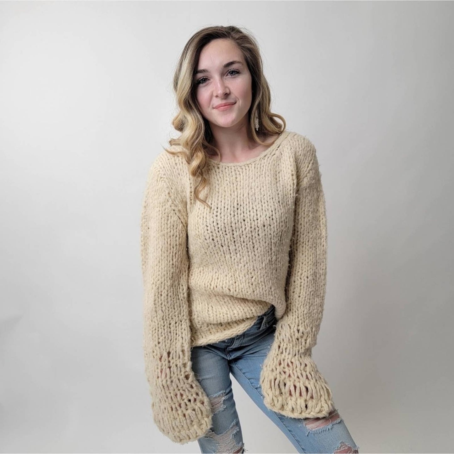 Banana Republic Chunky Knit Oversized Sweater - S
