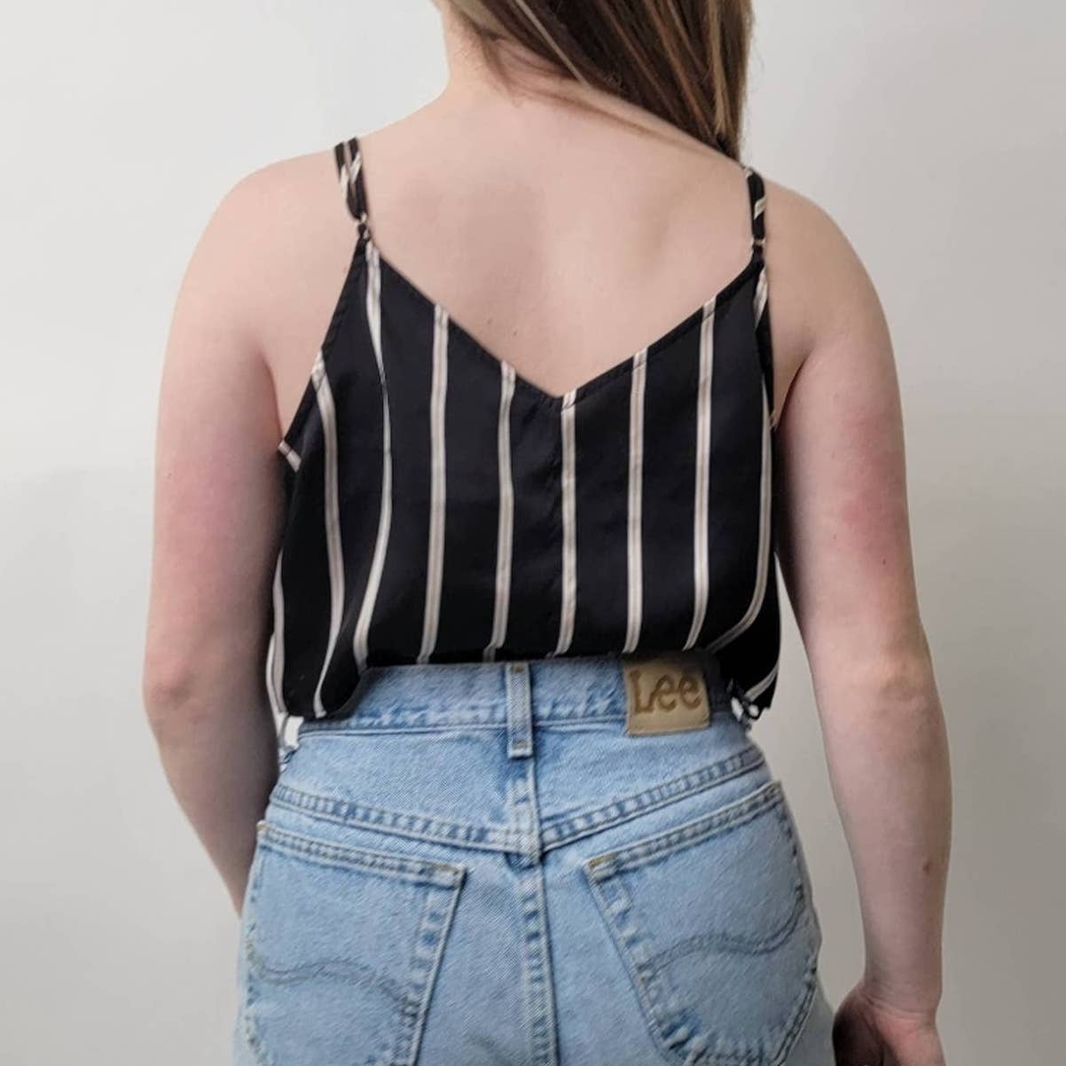Forever 21 Striped Crop Top Tank Cami - M