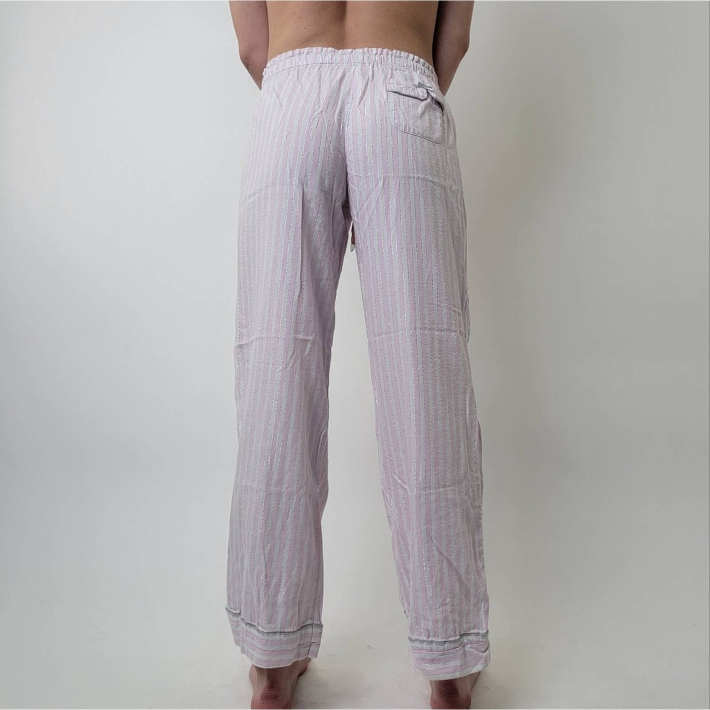 Victoria's Secret Blush Pink Striped Sleep Pants - M