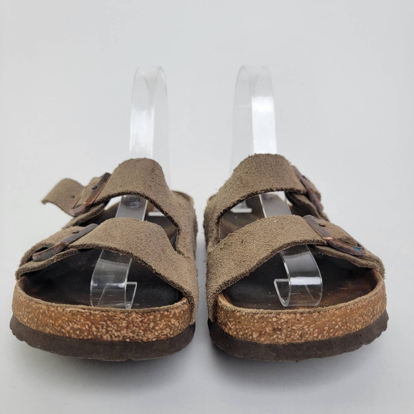 Birkenstock Arizona Tobacco Brown Suede Leather