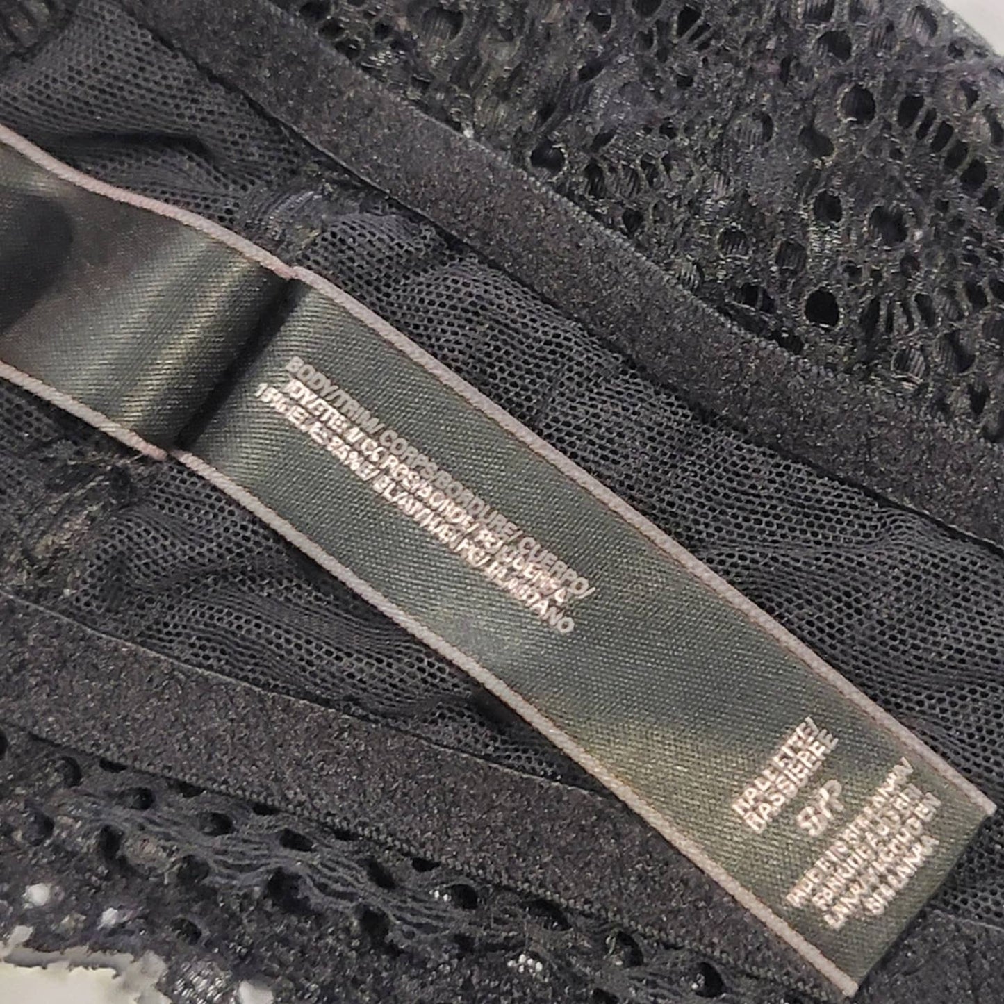 Victoria's Secret Black Lace Halter Bralette - S