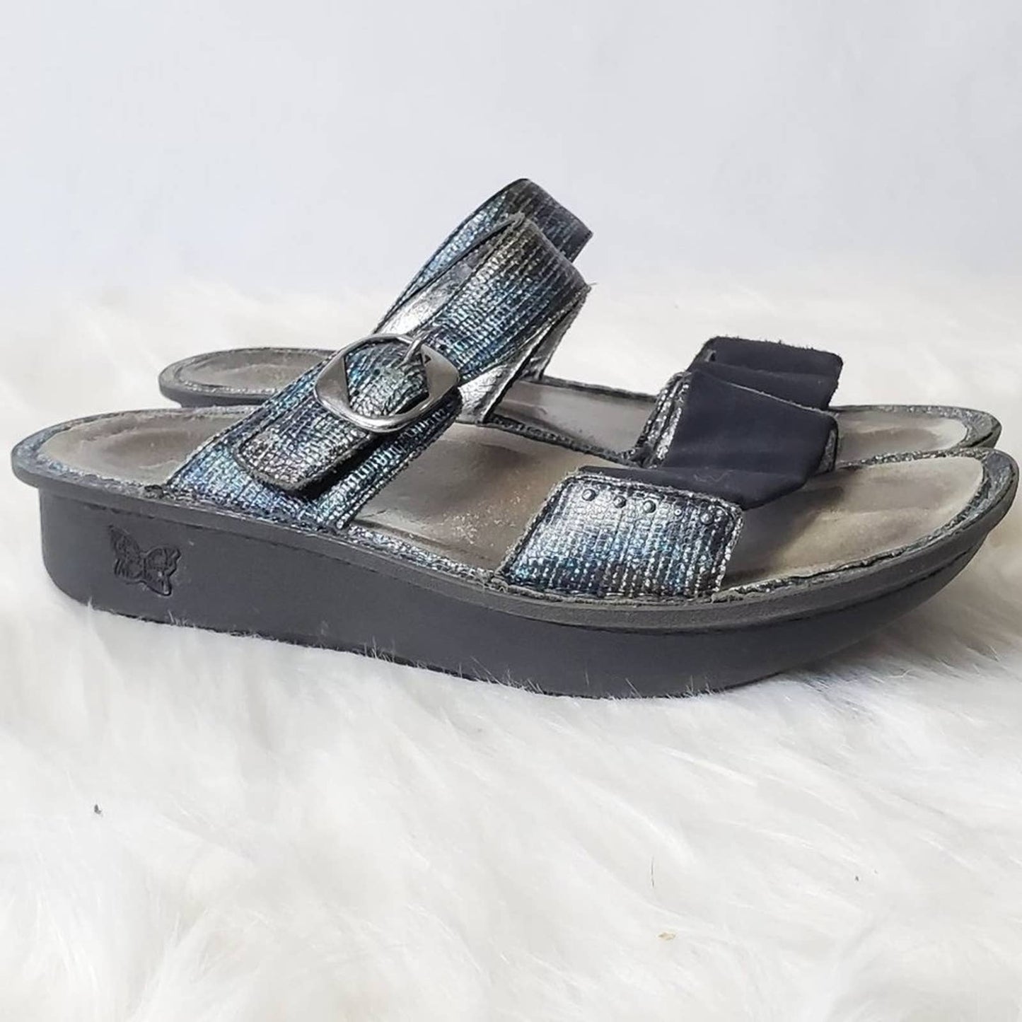 Algeria Karen Rainbow Casual Slide Slip On Loafer Platform Sandals - 39 / 9