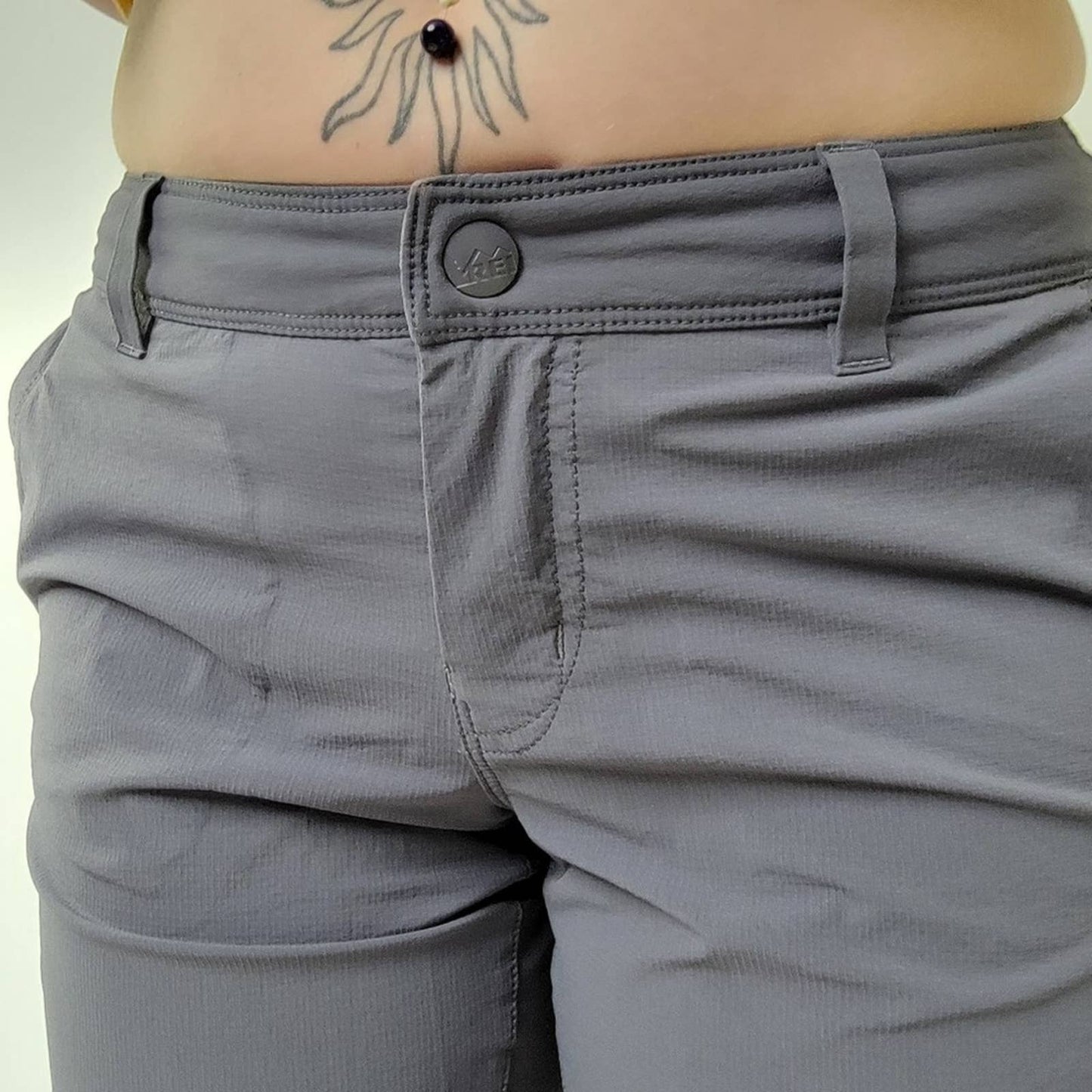 REI Lolo Gunmetal Bermuda Hiking Shorts - 6
