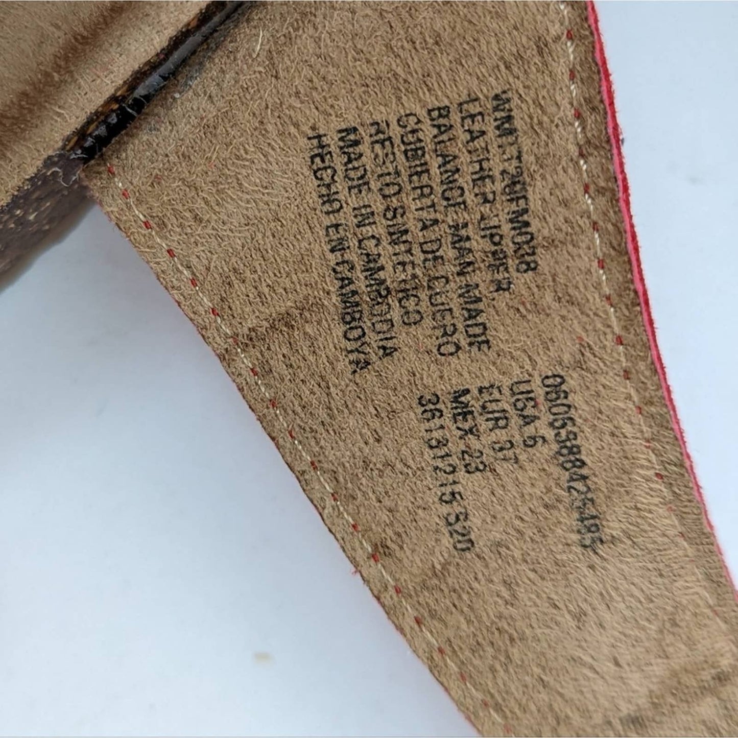 Arizona Style Nubuck Red Sandals - 6