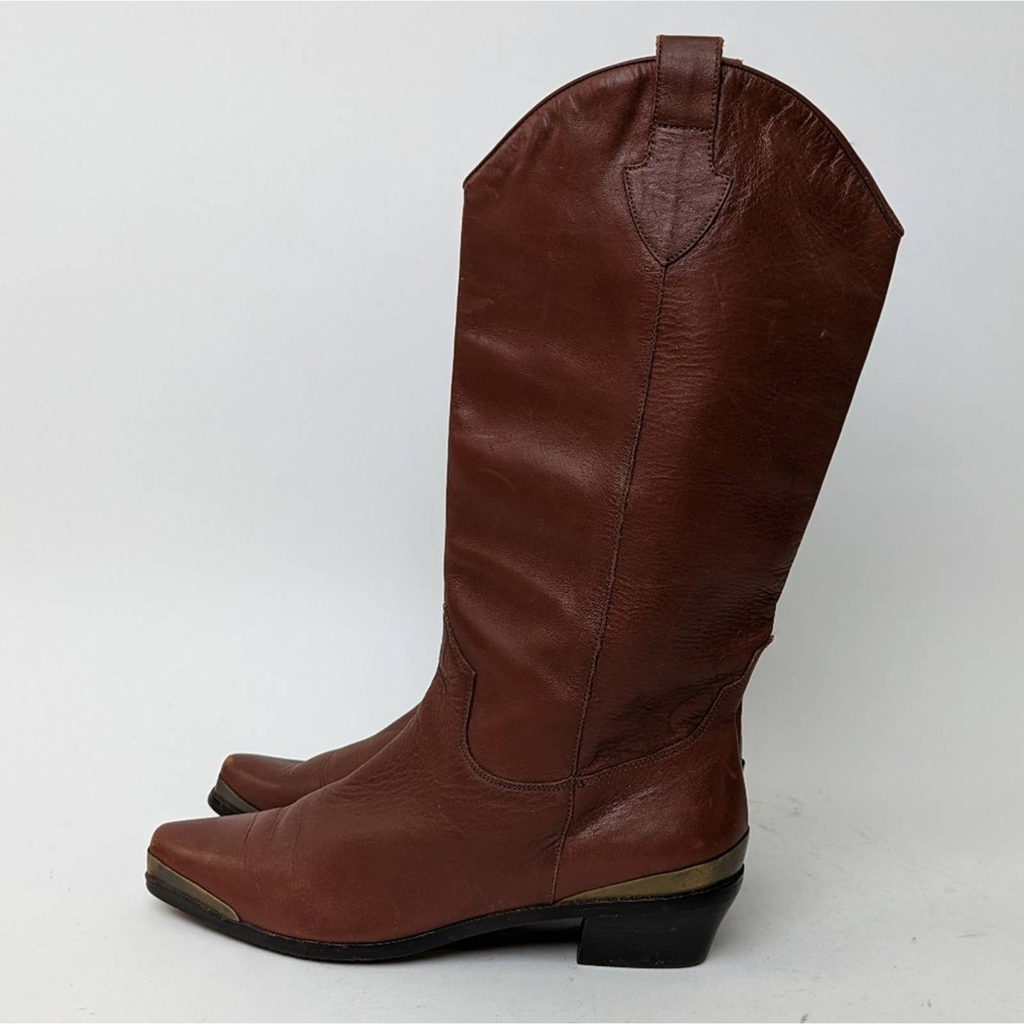 Nicole Catleia Plano Cowboy Riding Boots - 8