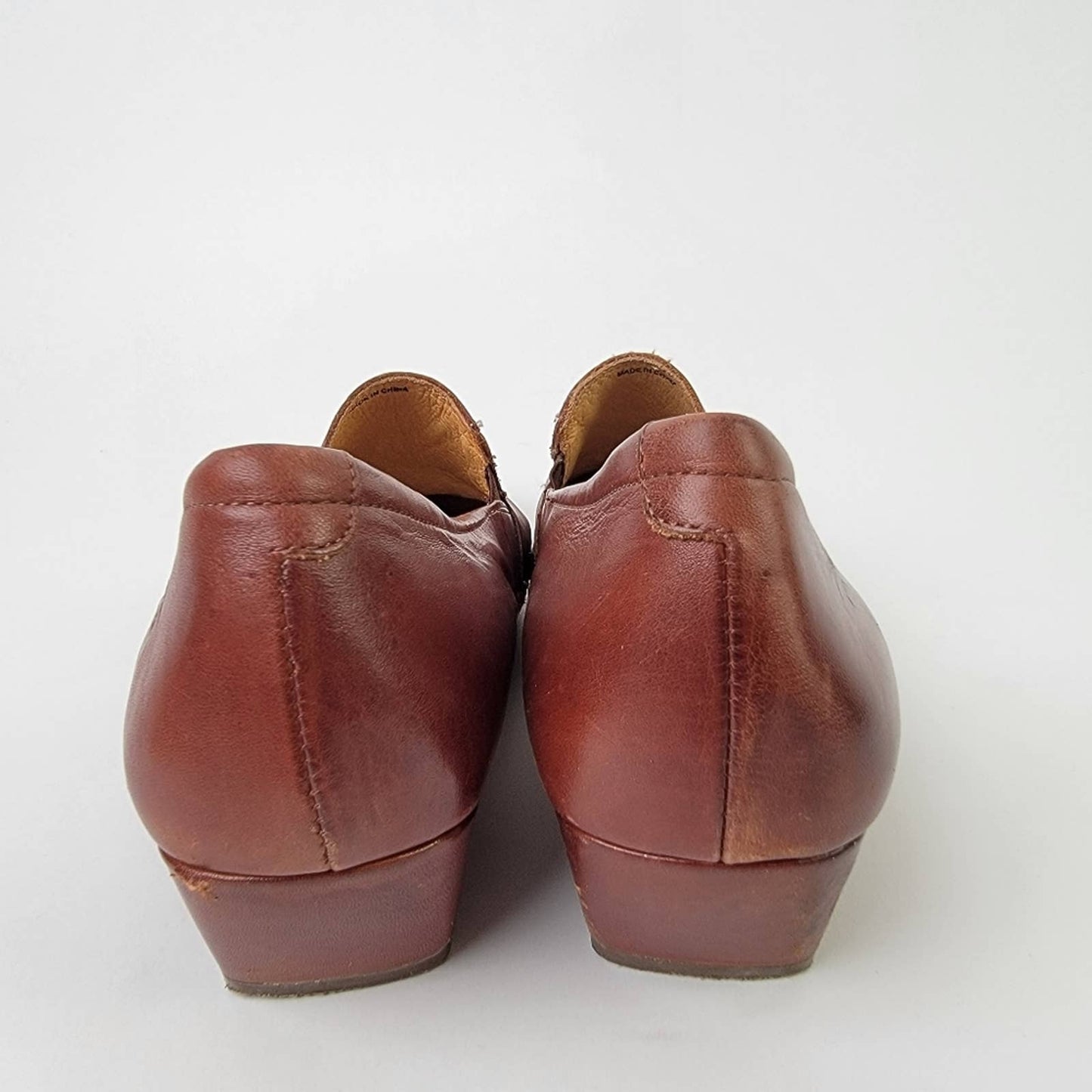 Pikolinos Square Toe Slip On Wedge Heels - 9