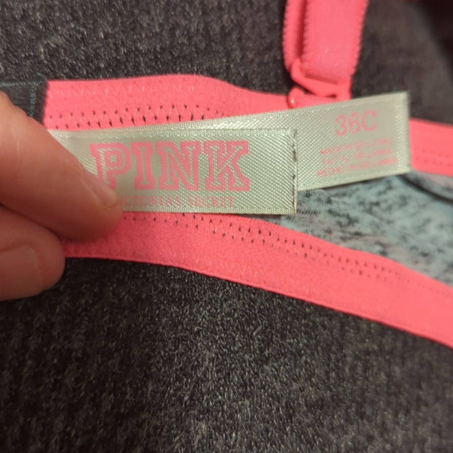 Victoria's Secret Pink Tee Shirt Bra - 36C