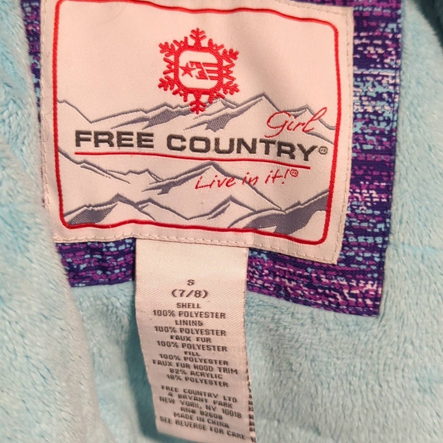 American Eagle Free Country Ski Snow Jacket Parka S(7-8)