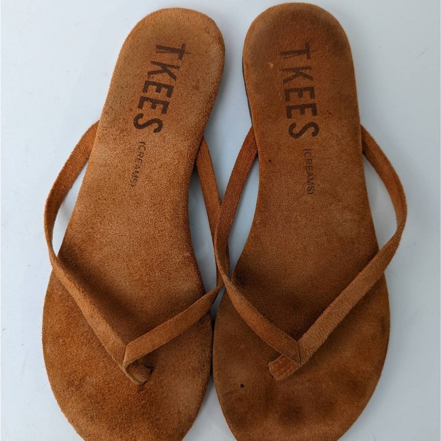 TKEES Lily Suede Flip Flops - 7