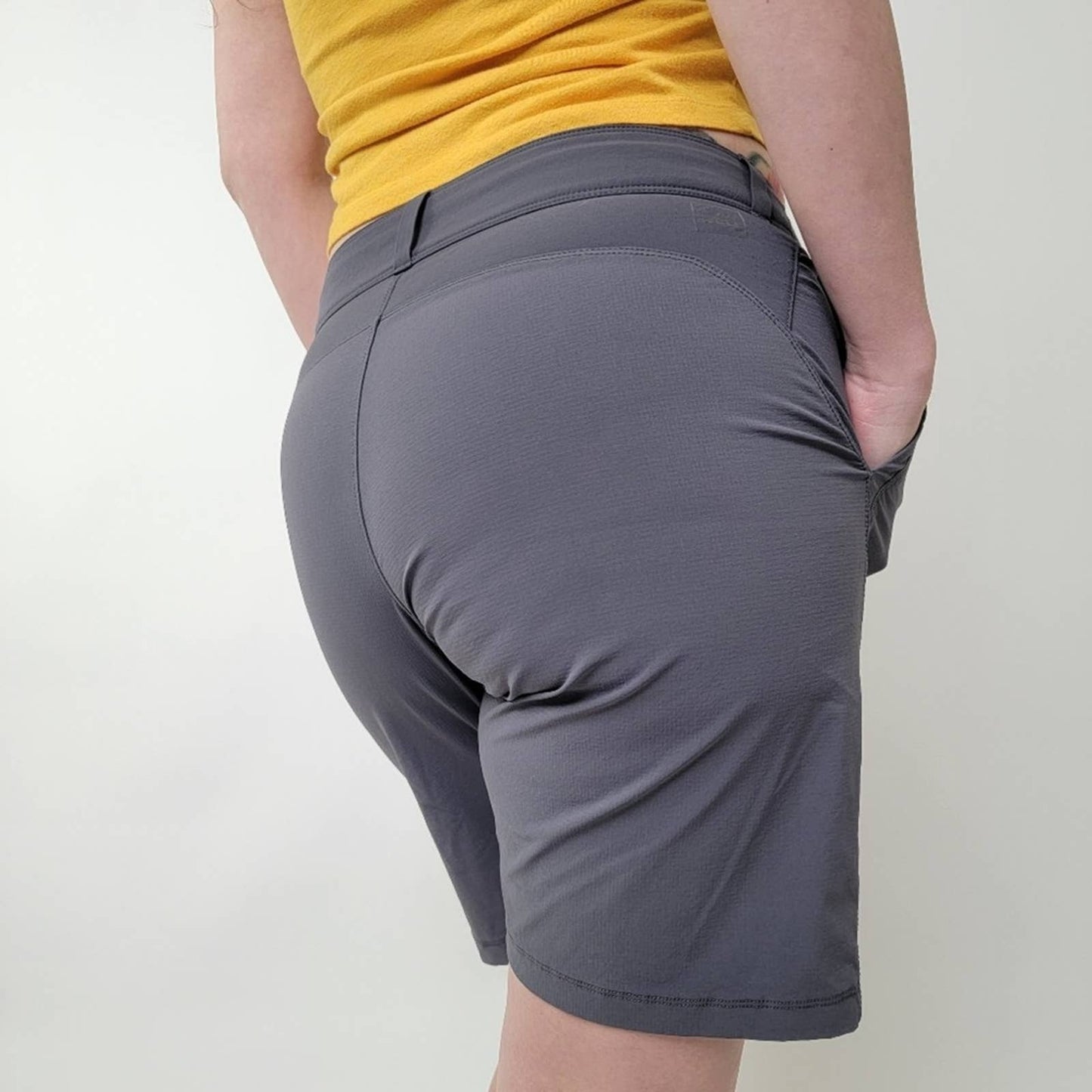 REI Lolo Gunmetal Bermuda Hiking Shorts - 6