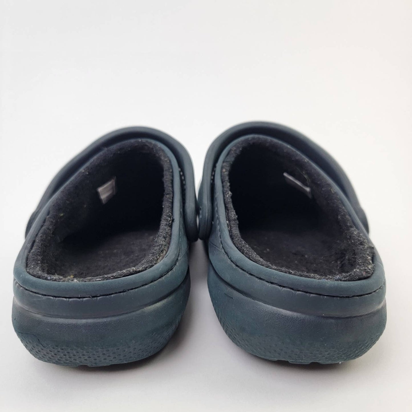 Classic Black Lined Crocs - 9