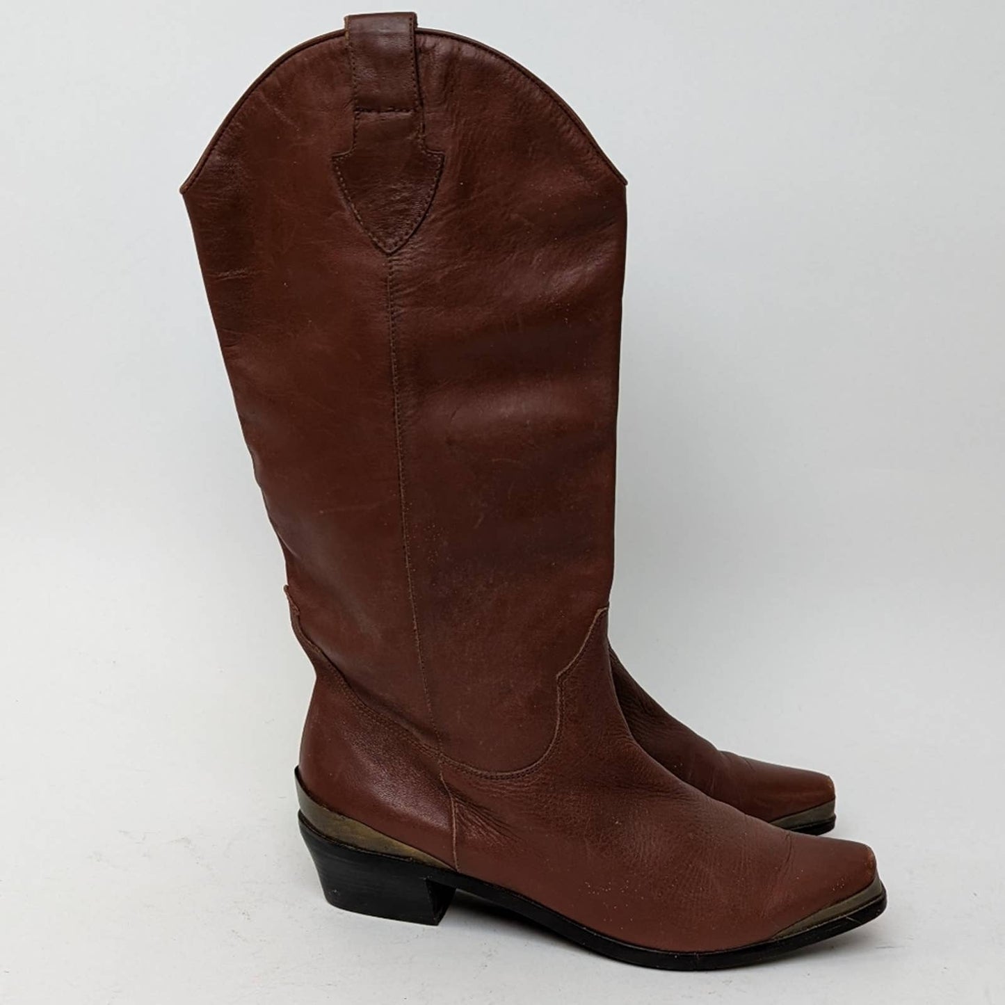 Nicole Catleia Plano Cowboy Riding Boots - 8