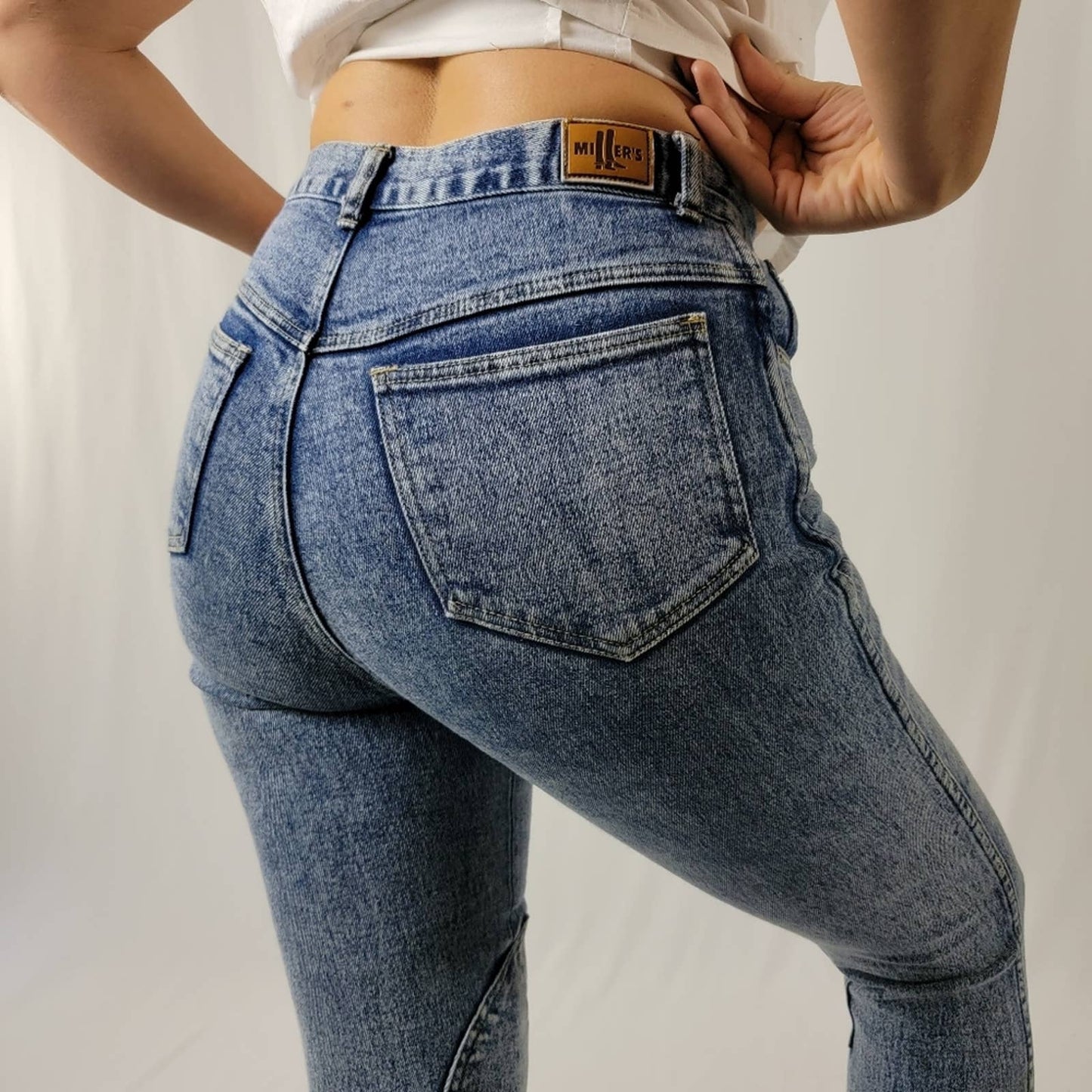Vintage 90s Miller’s Acid Washed Western Riding Jeans