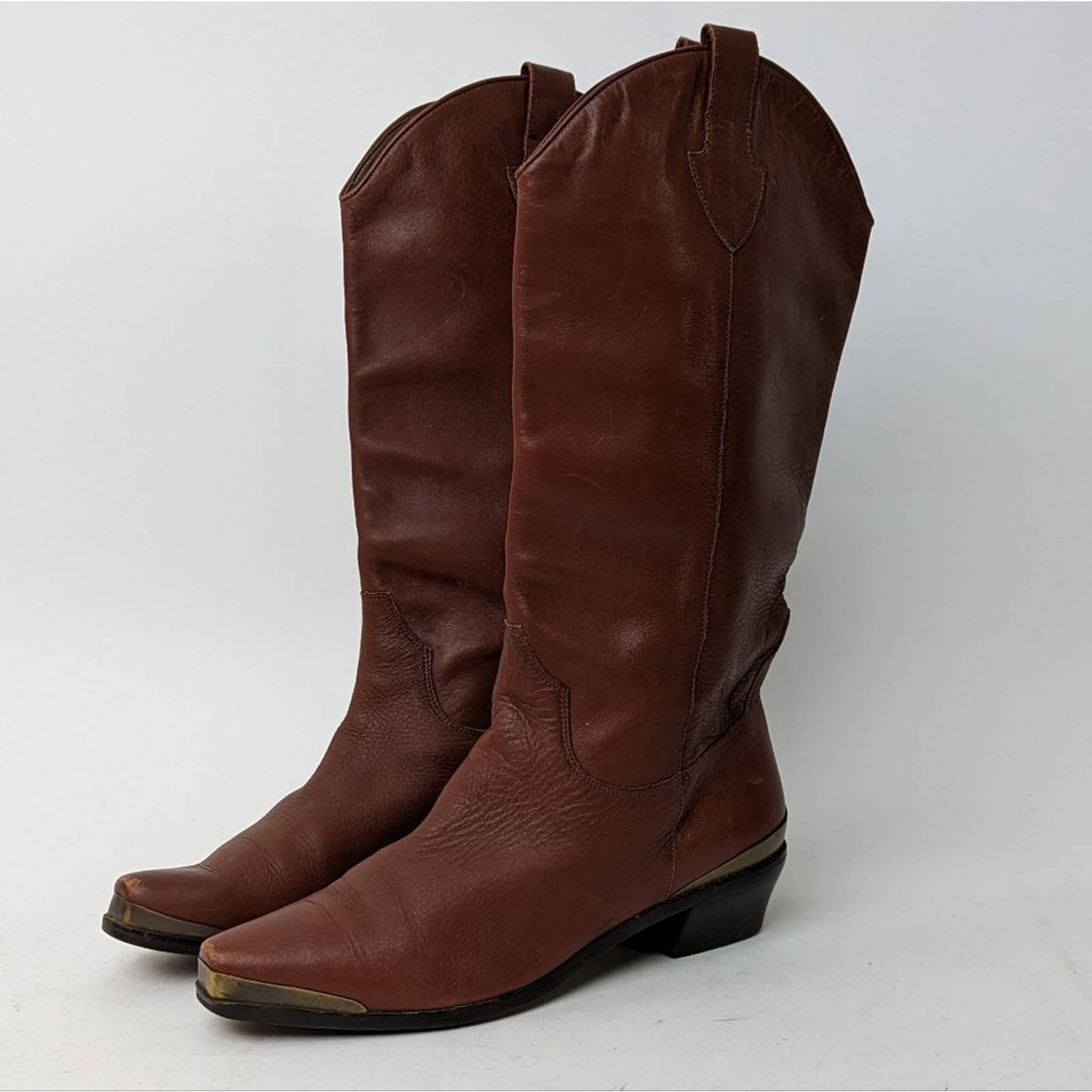 Nicole Catleia Plano Cowboy Riding Boots - 8