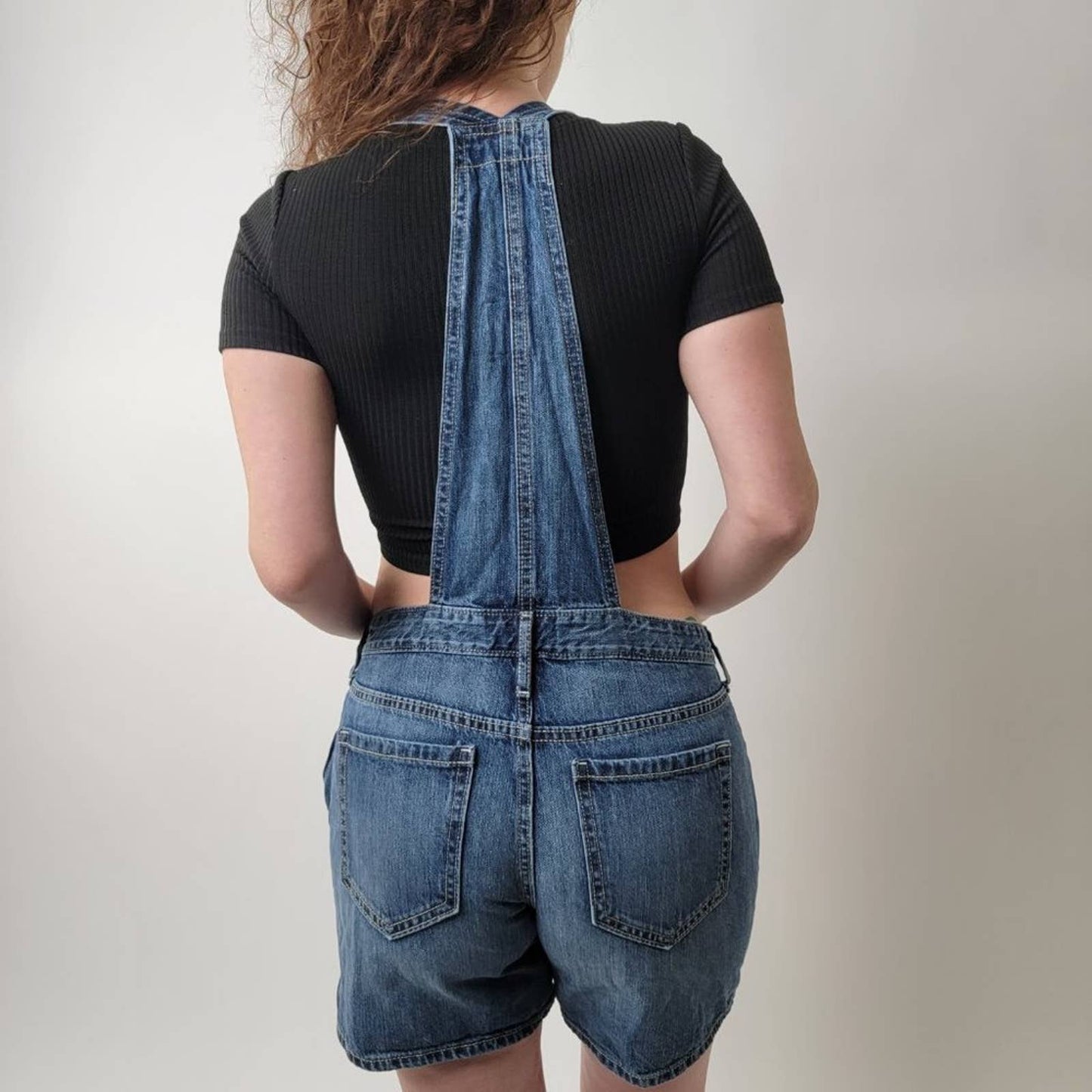 Y2k Denim Jean Shortalls / Overalls - 6