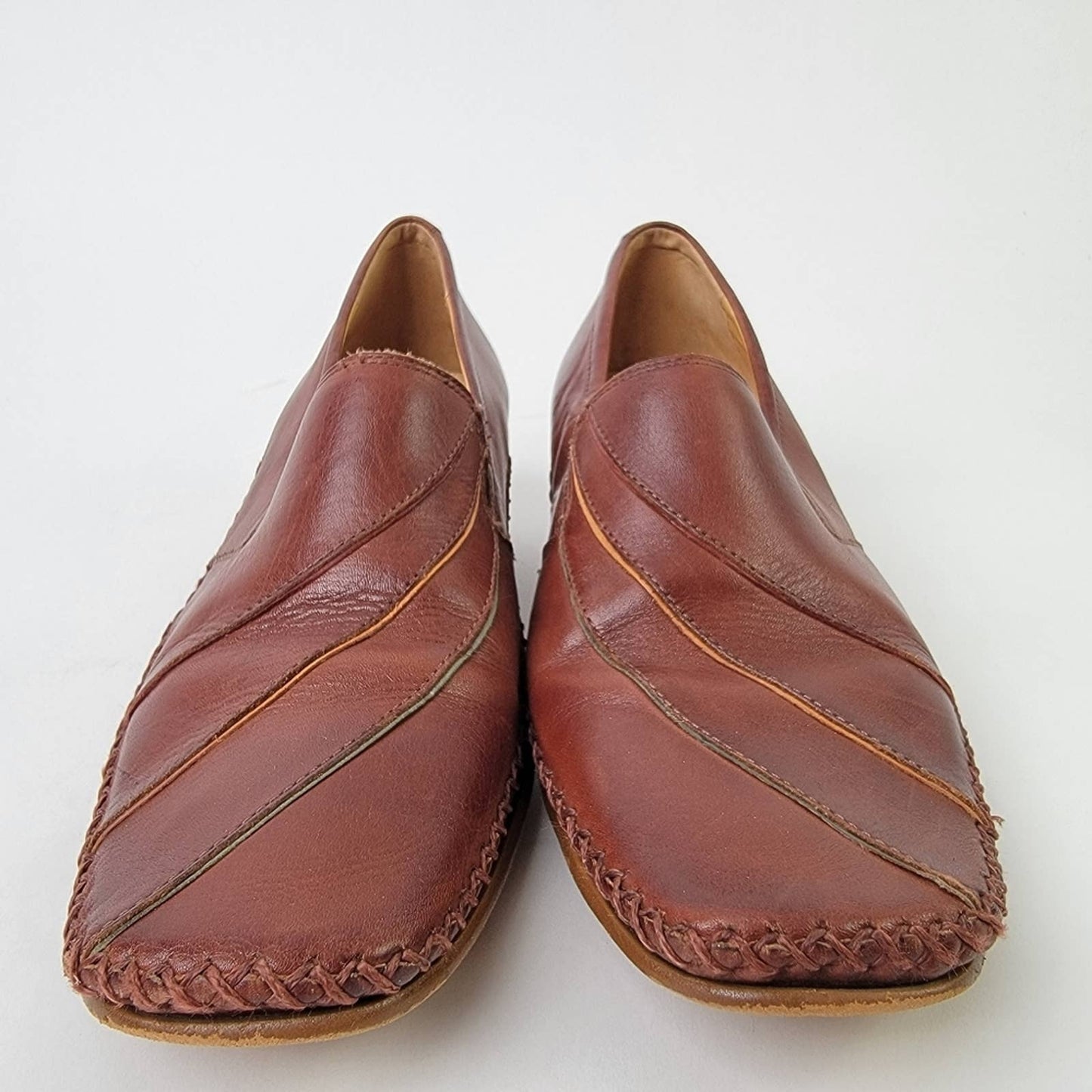 Pikolinos Square Toe Slip On Wedge Heels - 9