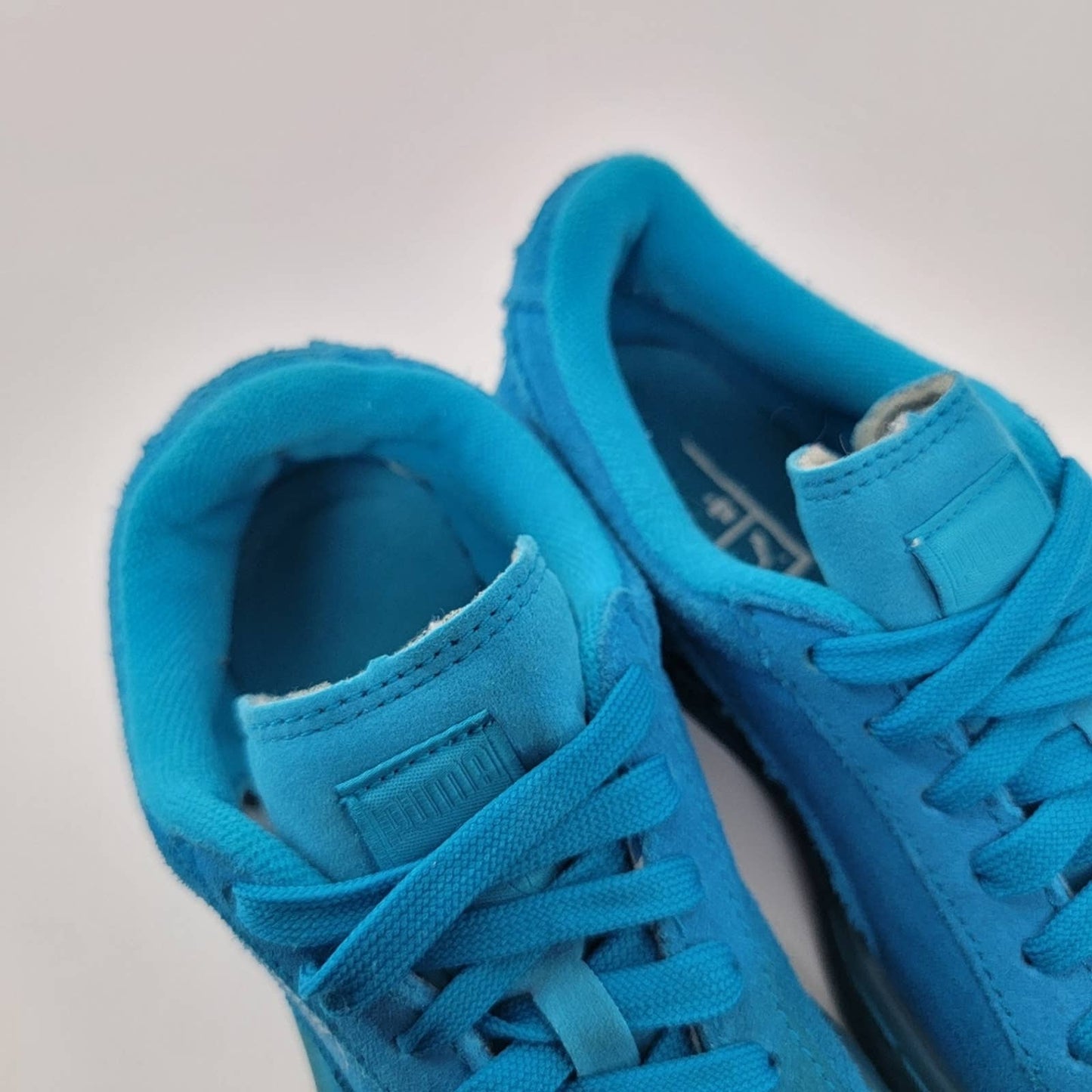 Puma Suede Iced Fluo Jr 'Atomic Blue' - 7