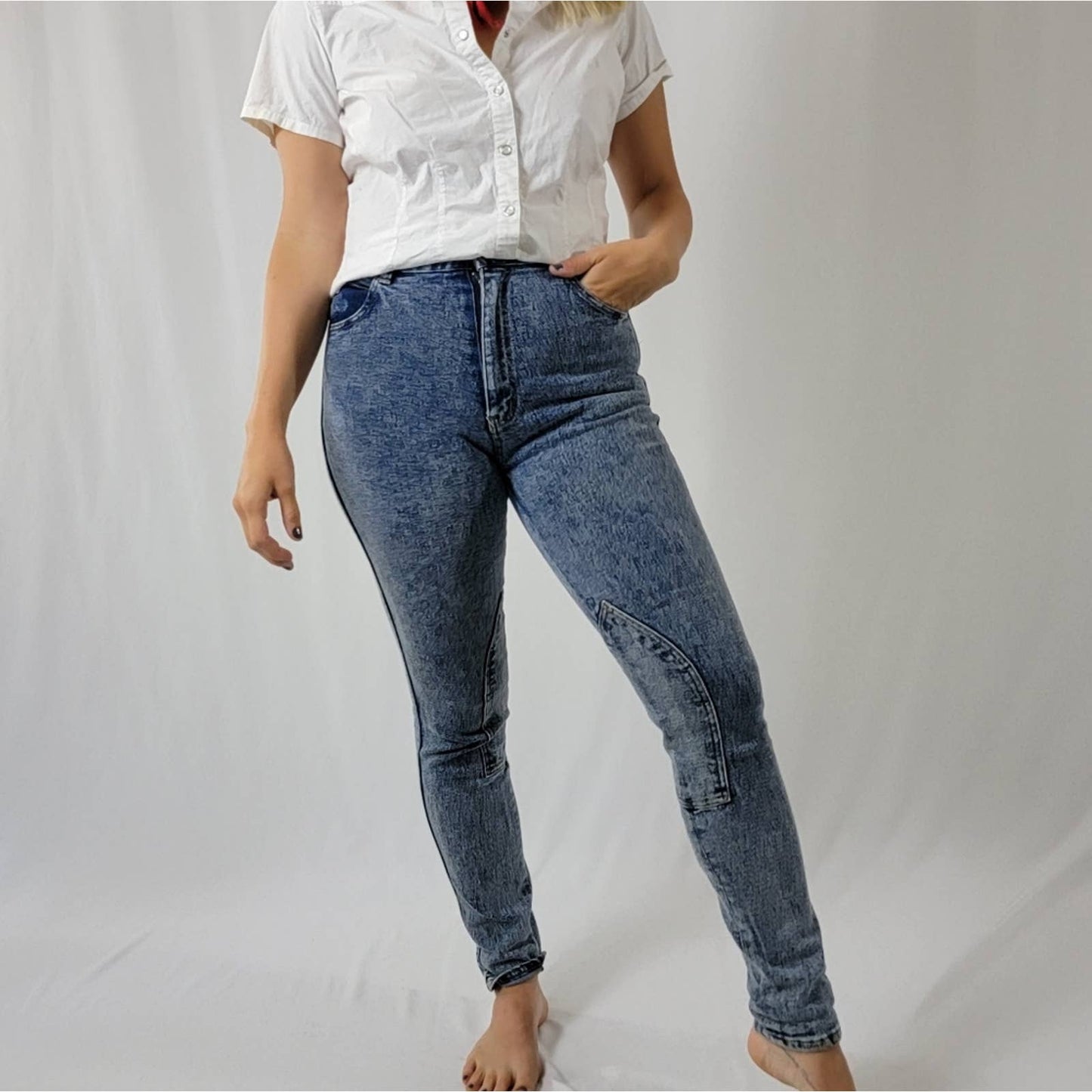 Vintage 90s Miller’s Acid Washed Western Riding Jeans
