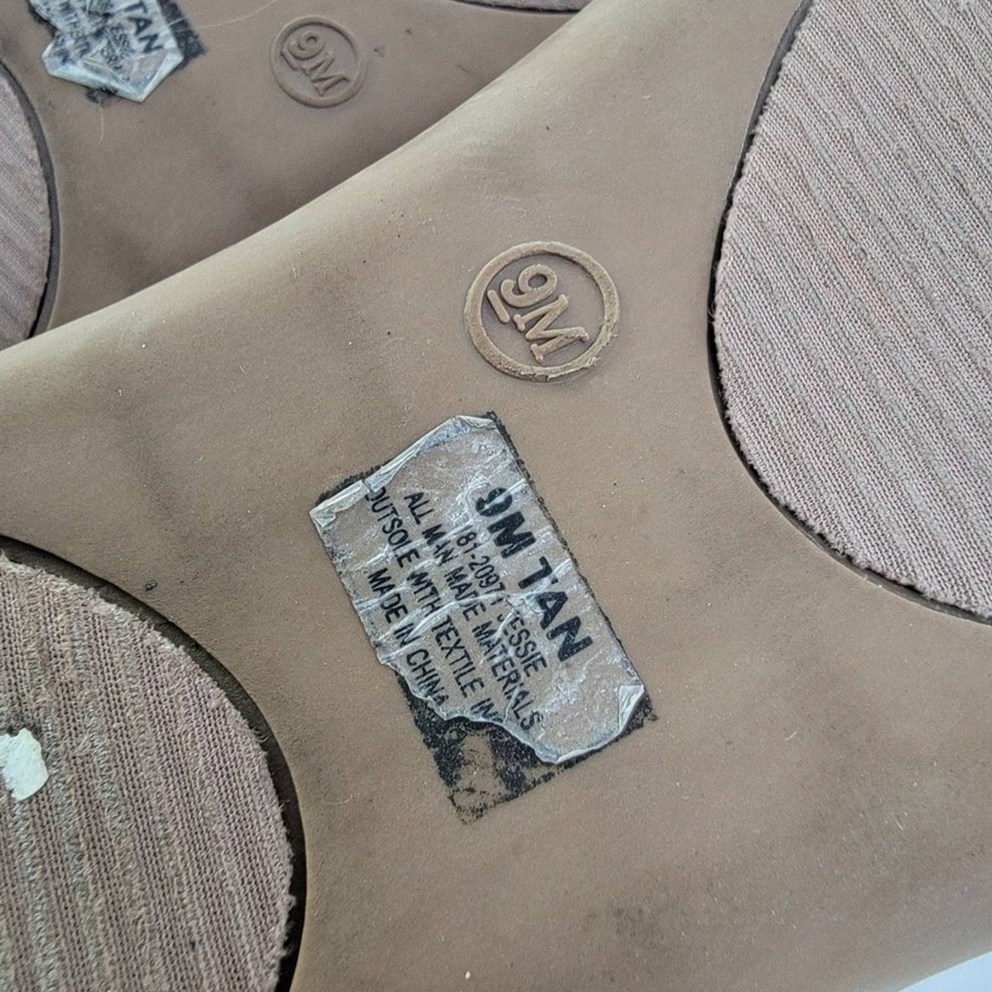 Old College Inn Vegan Suede Leather Slip On Sherpa Fur Lined Loafer Mule Slipper