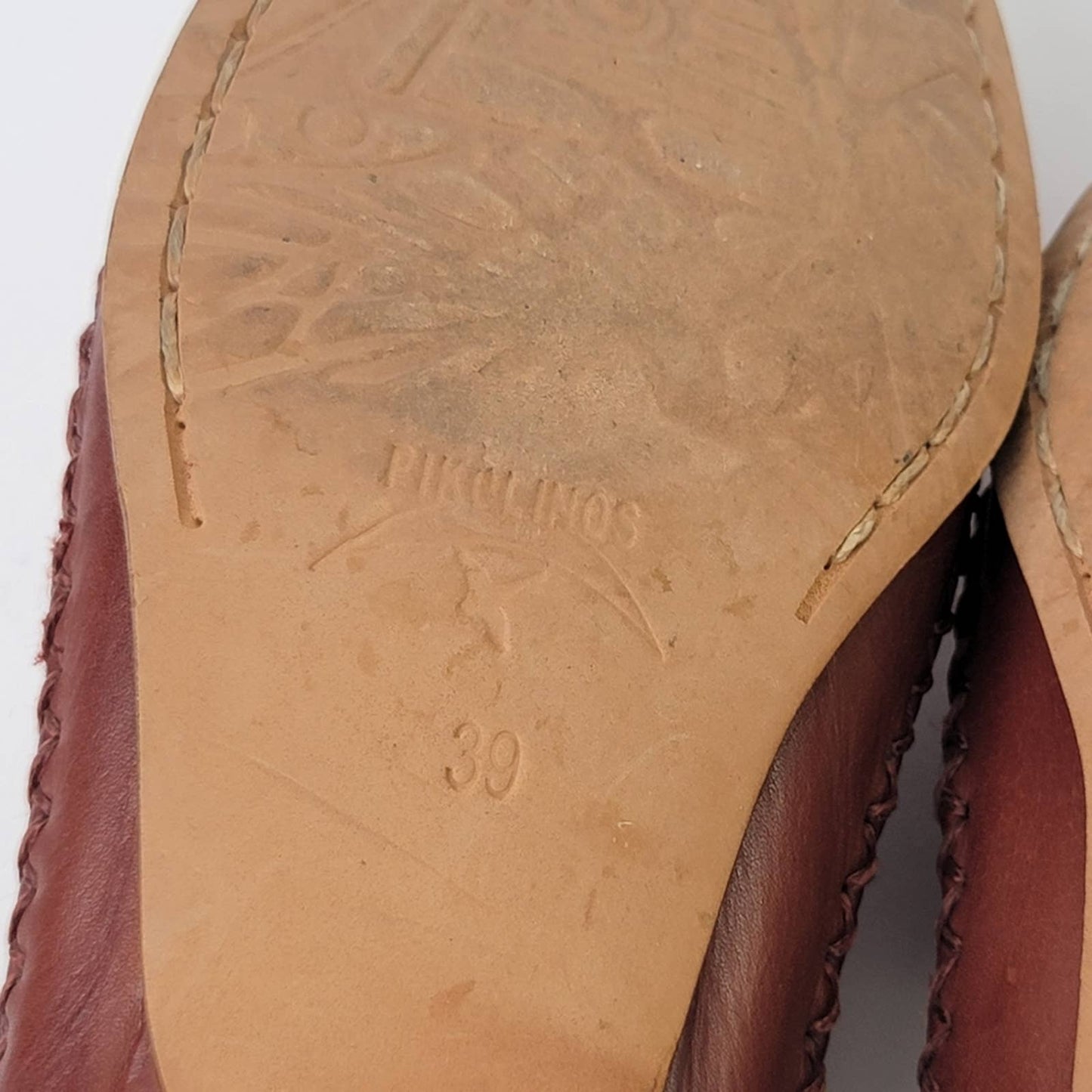 Pikolinos Square Toe Slip On Wedge Heels - 9