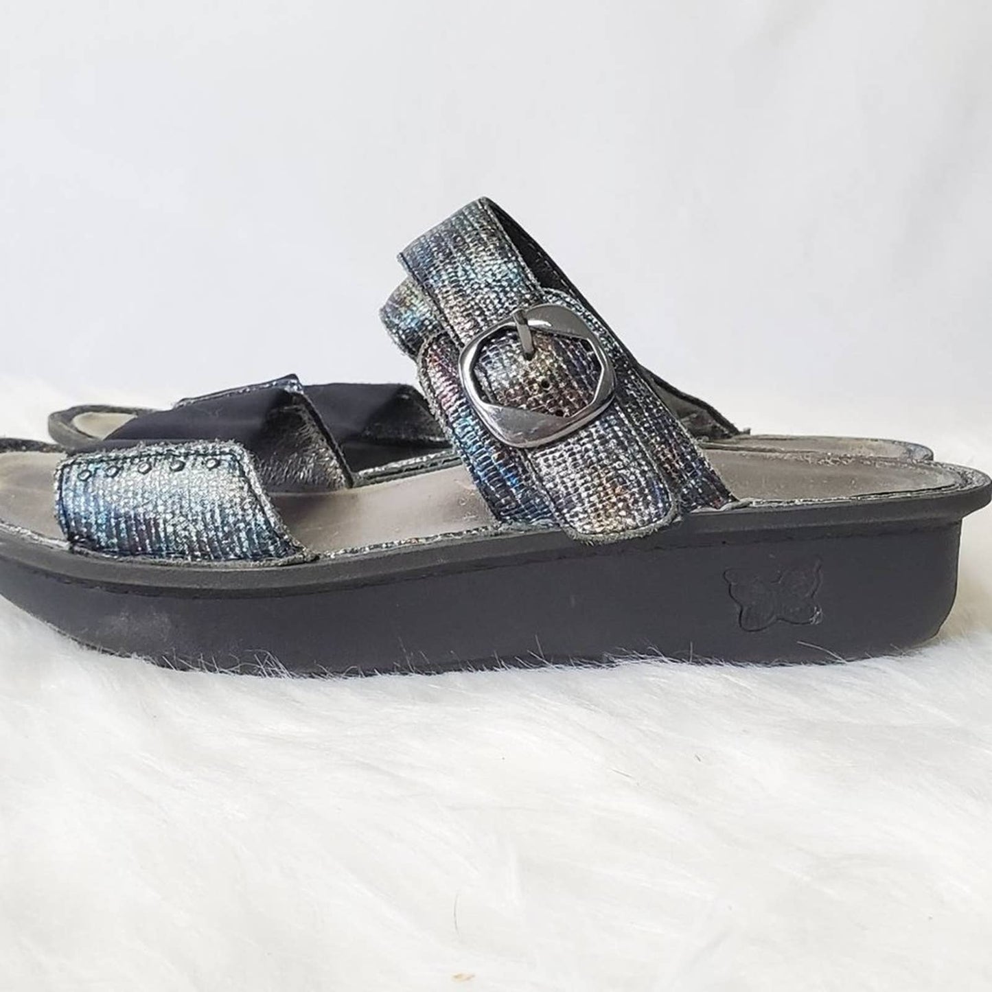 Algeria Karen Rainbow Casual Slide Slip On Loafer Platform Sandals - 39 / 9