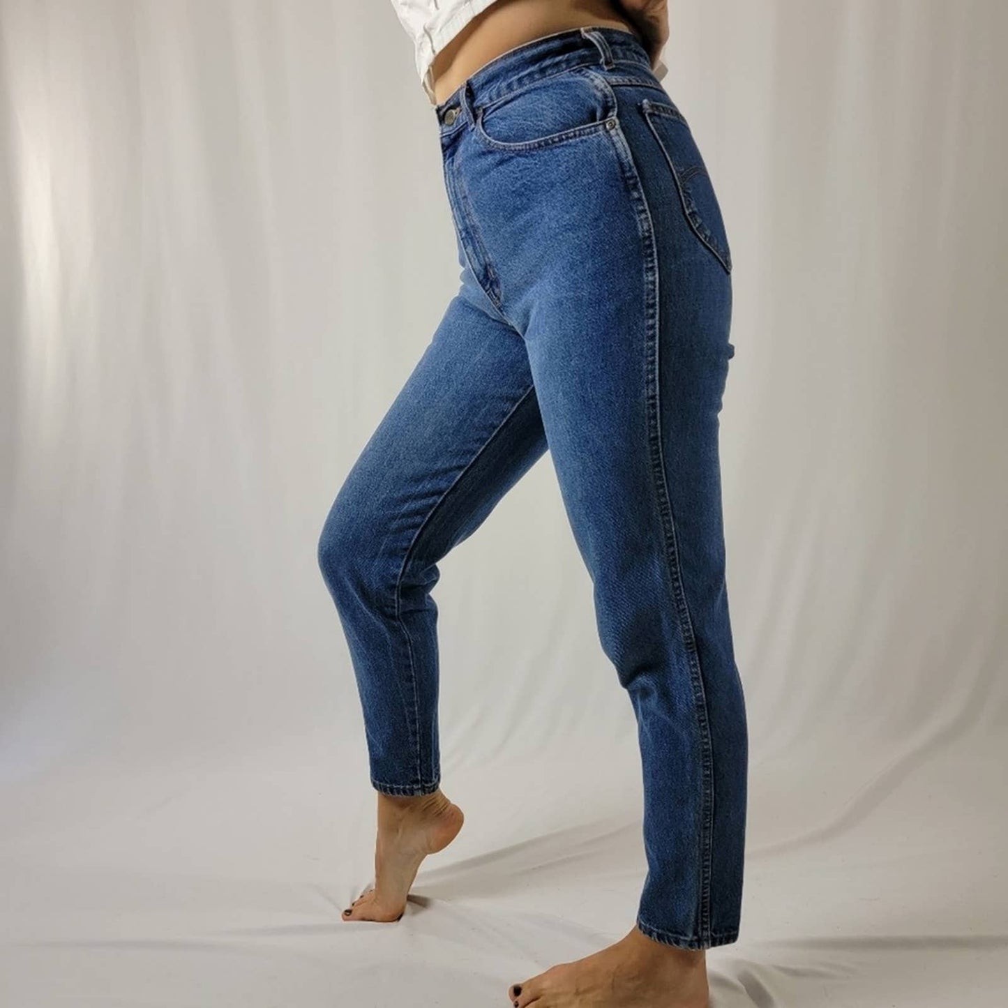 Vintage USA Western High Rise Mom Jeans By Chic