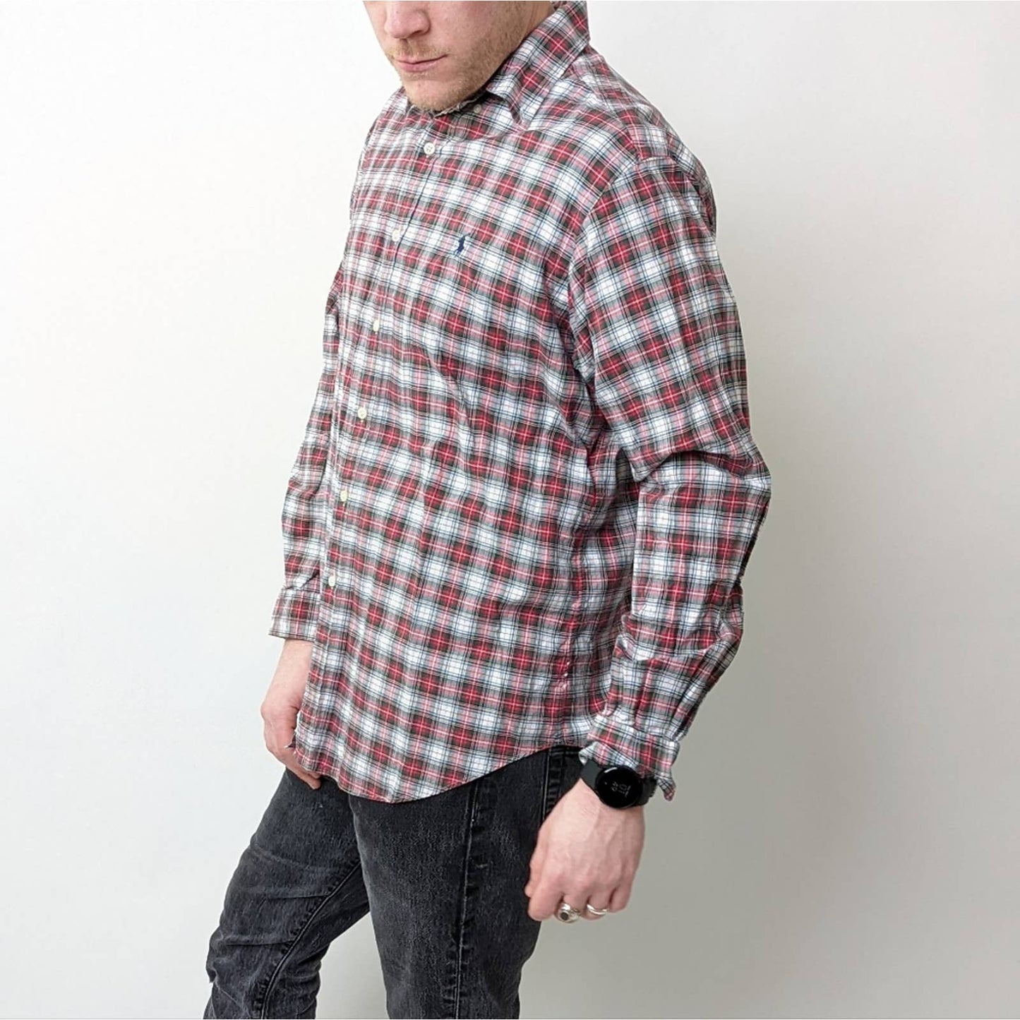 Ralph Lauren Plaid Button Down Shirt - L