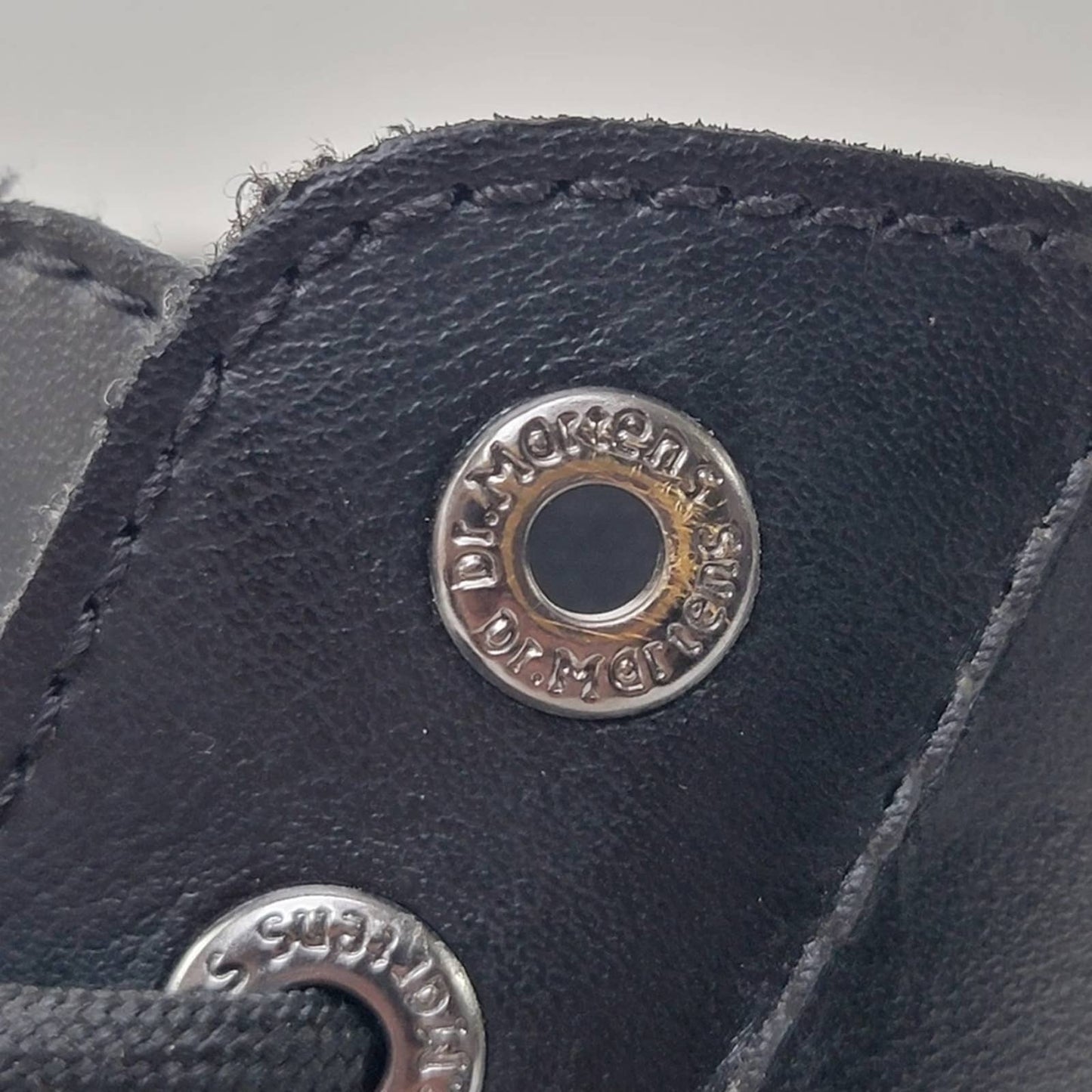 Dr. Martens Luana Black Leather Combat Boot - 8