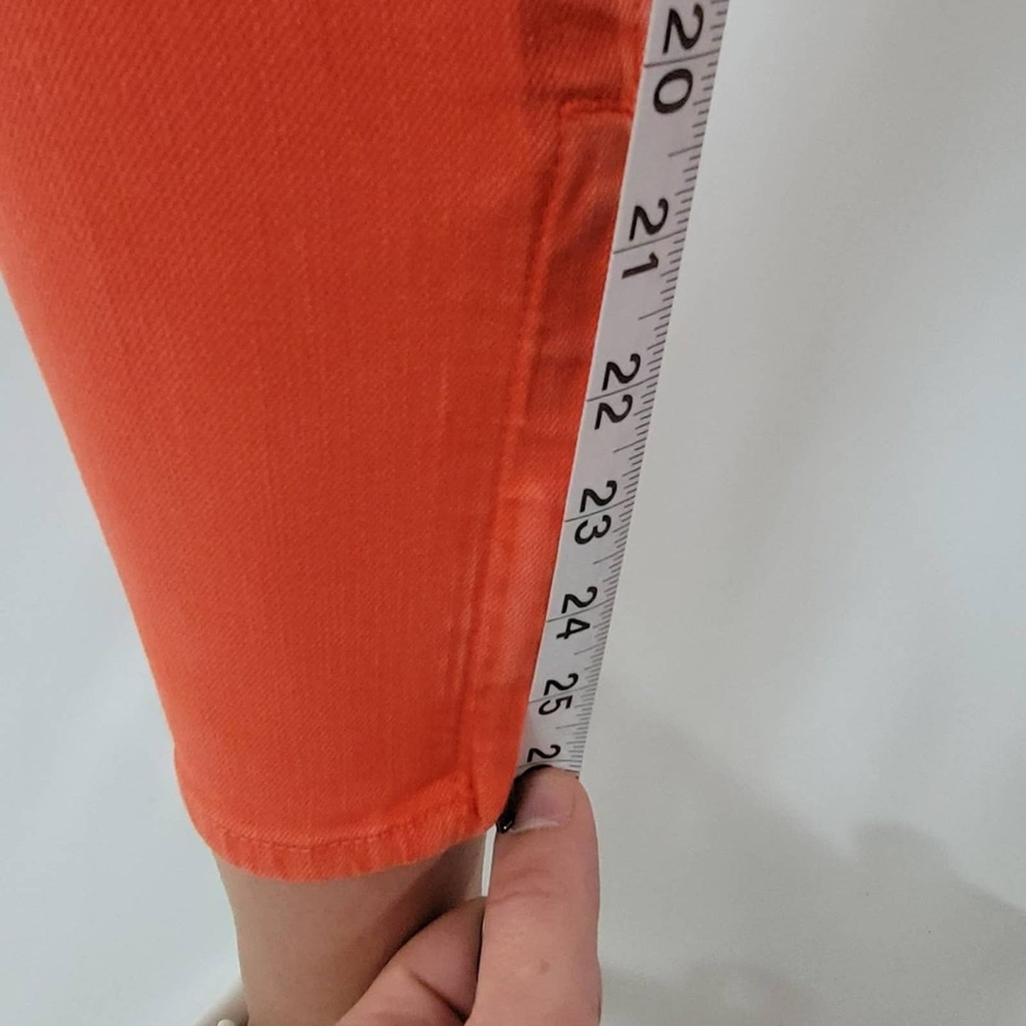 rag & bone Zipper Capri Jean in Vermillion Denim│27
