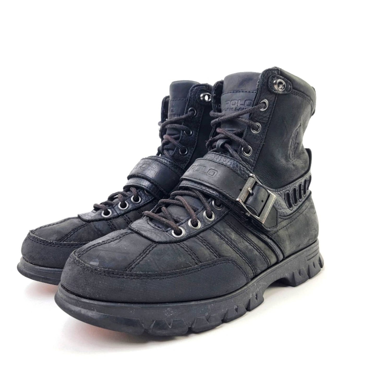 Polo Ralph Lauren Kilworth Moto Hiking Boots - 9.5