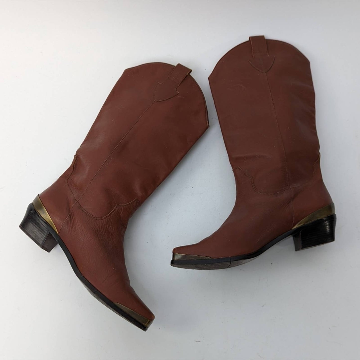 Nicole Catleia Plano Cowboy Riding Boots - 8