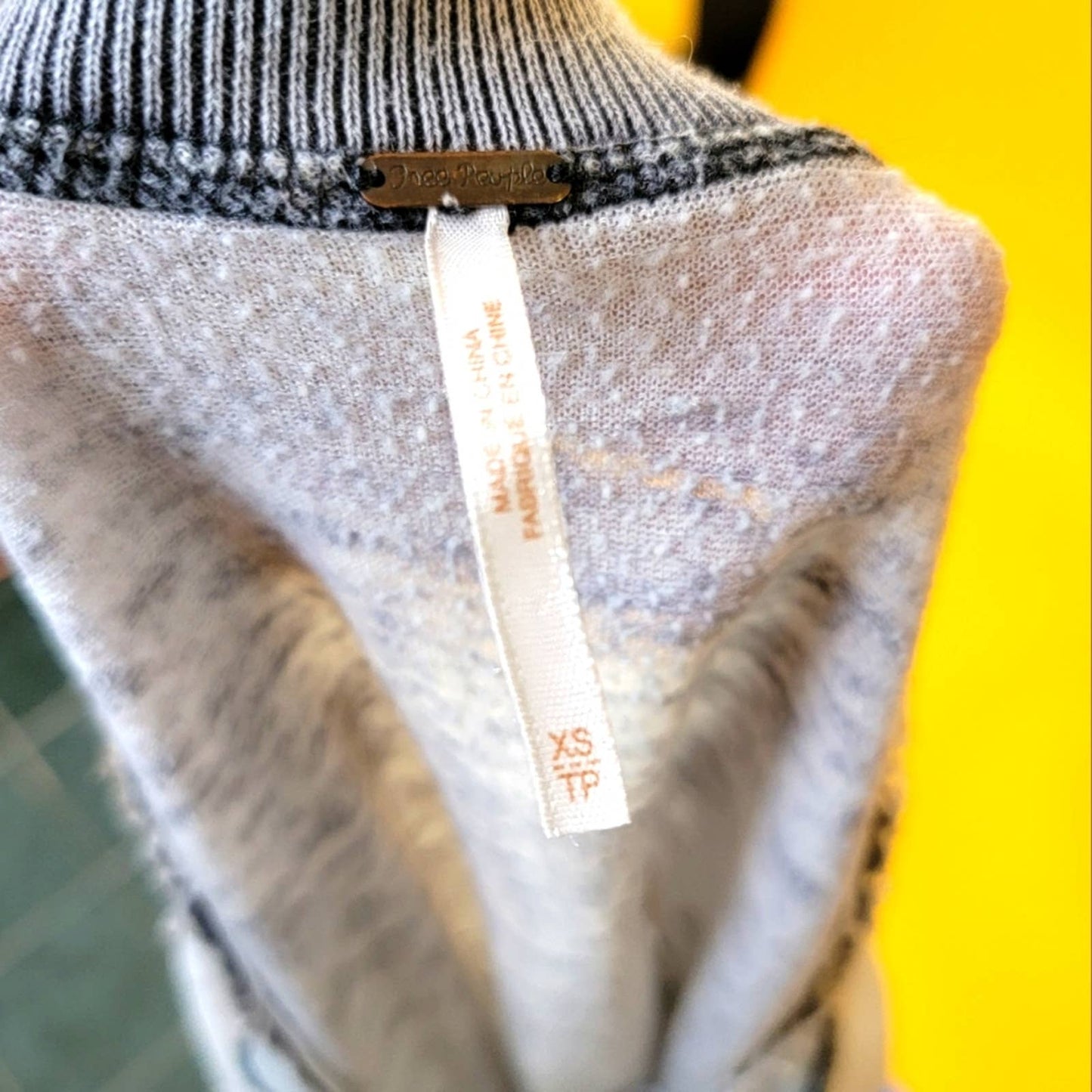 Free People Raw Hem Sheer Jersey Pullover Long Sleeve Top