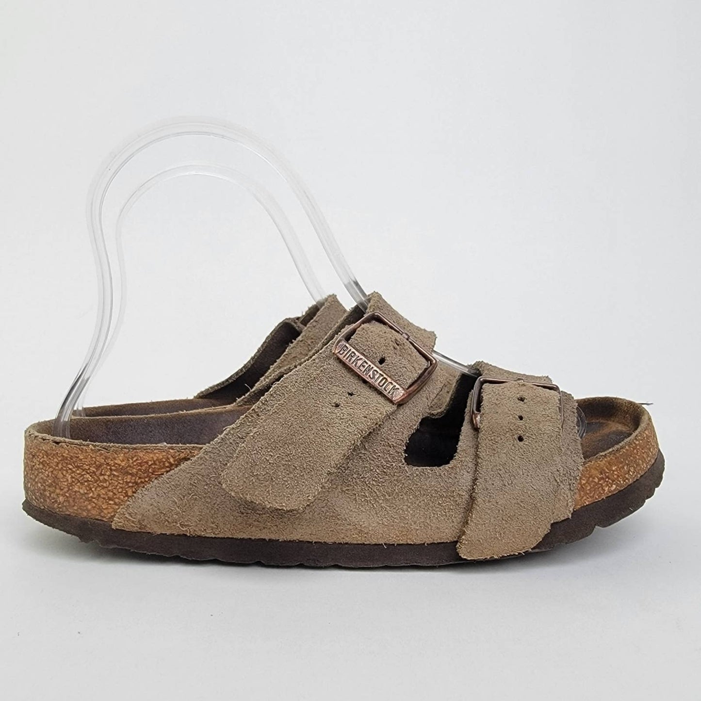 Birkenstock Arizona Tobacco Brown Suede Leather