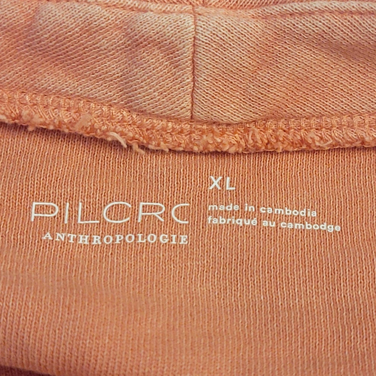 Anthropologie Pilcro Salmon Pink Long Sleeve Sweater Dress