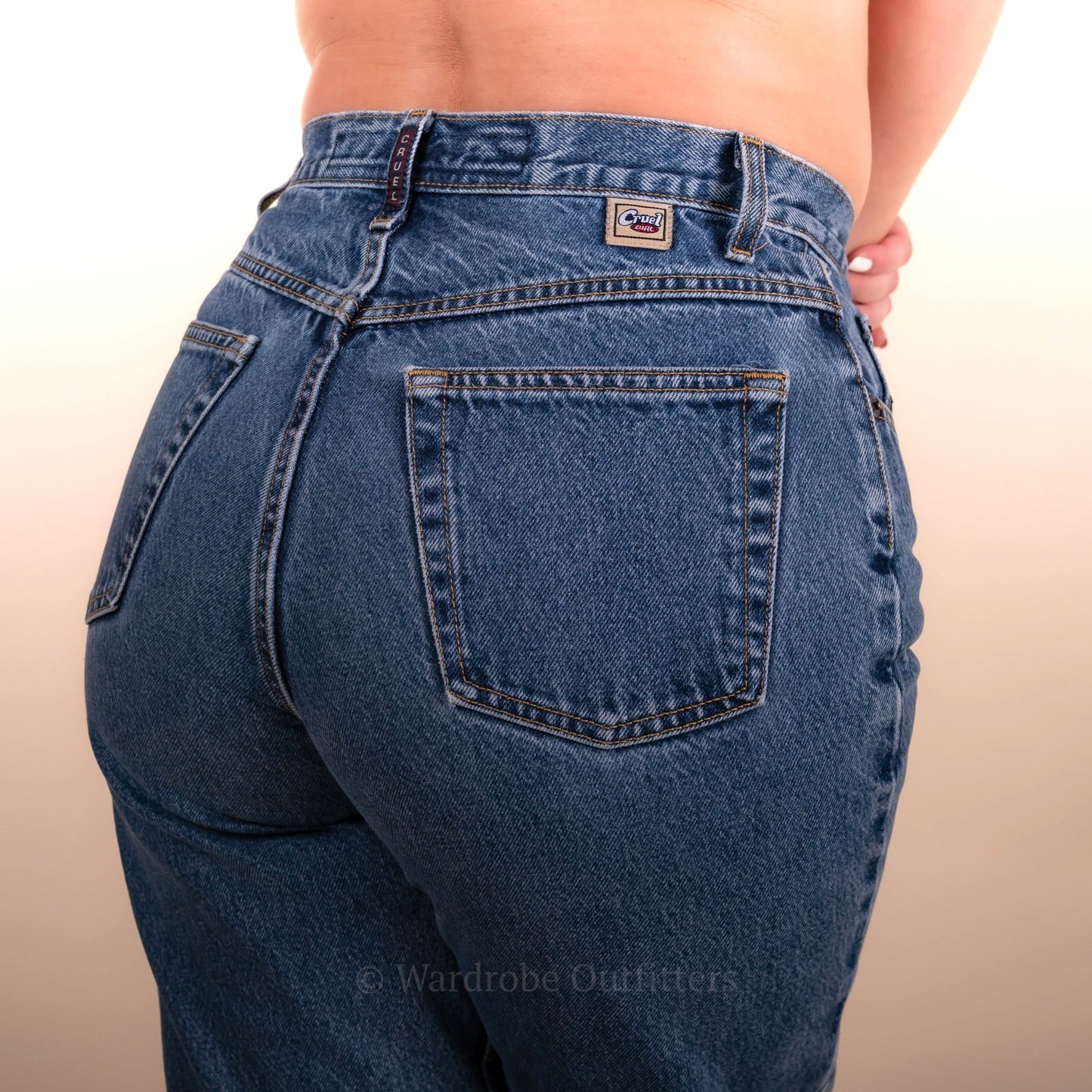 Vintage 90s Blue Jeans by Cruel Girl - 9