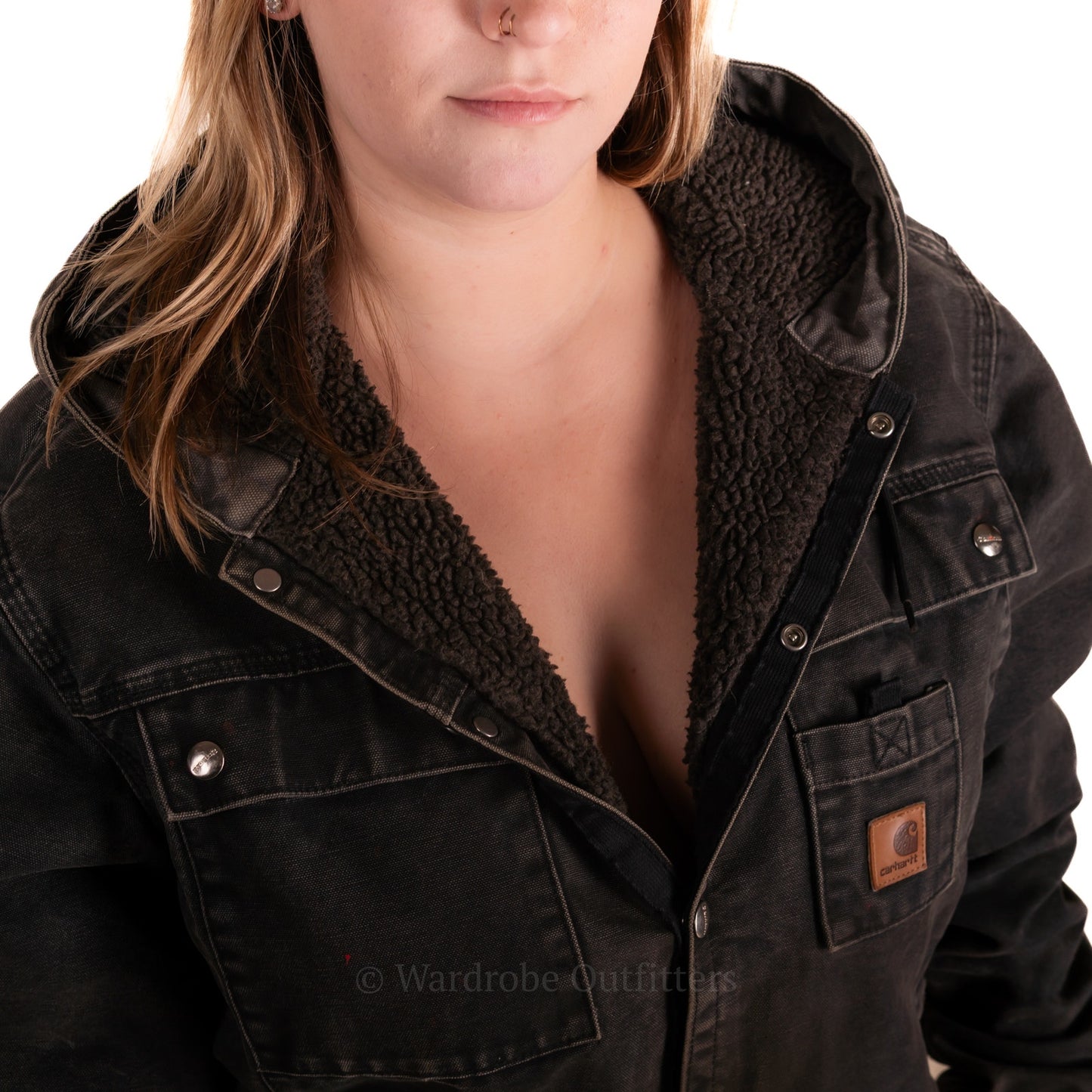 Vintage Y2K Carhaart Sherpa Fleece Lined Jacket