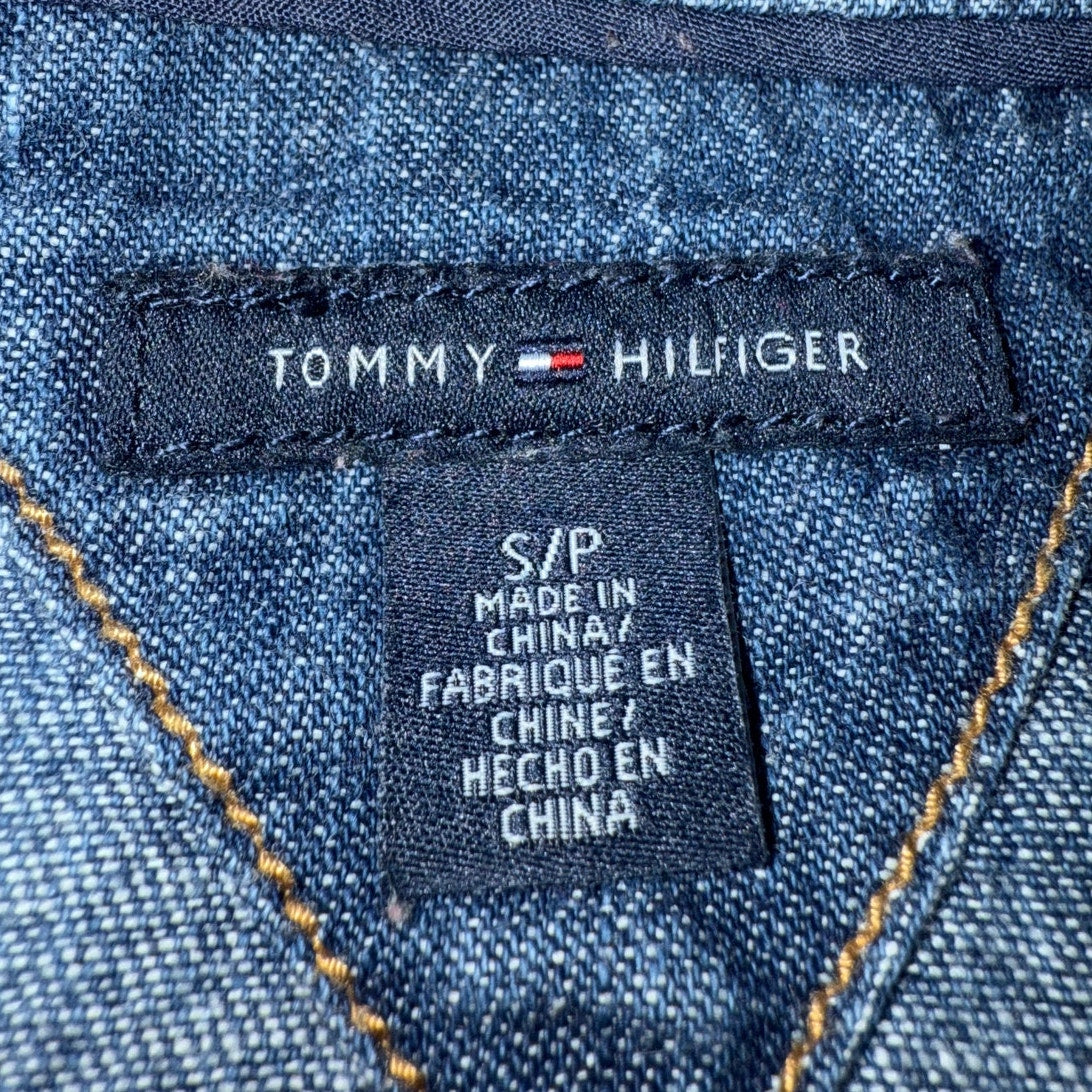 Vintage Y2K Tommy Hilfiger Denim Button Front Shirt Blouse