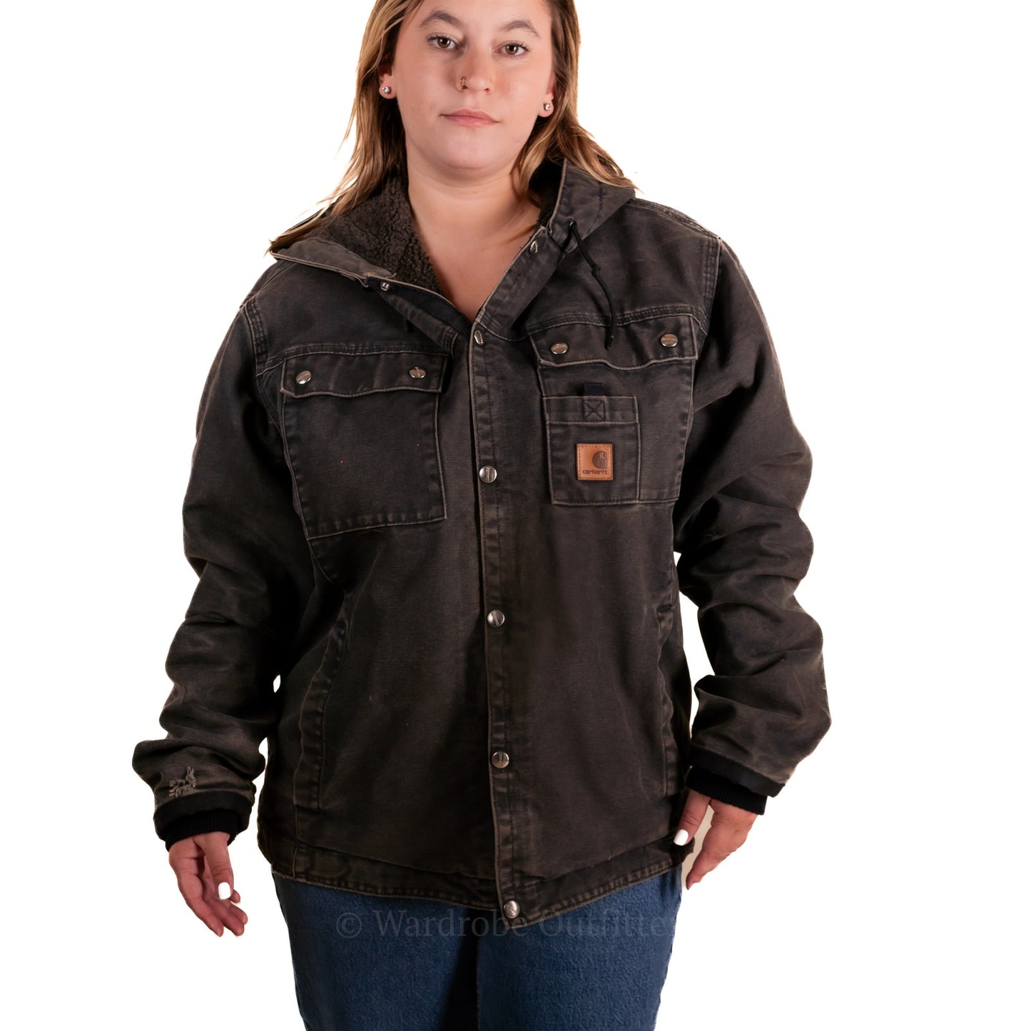 Vintage Y2K Carhaart Sherpa Fleece Lined Jacket