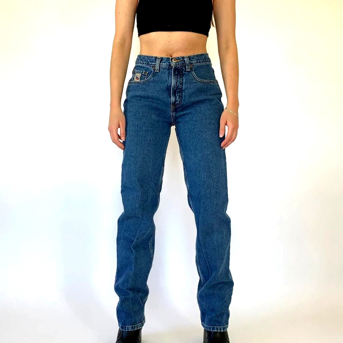 Vintage High Rise Mom Jeans by Cruel Girl - 9