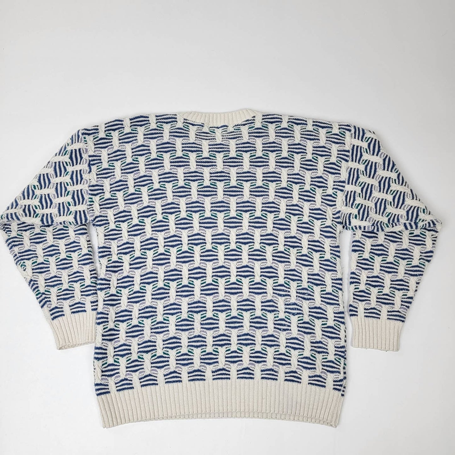 Vintage Chunky Knit Sweater - L