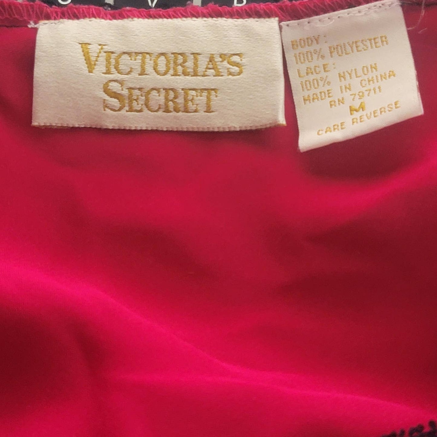 Vintage Victoria's Secret Gold Label Babydoll Cami Lingerie - M