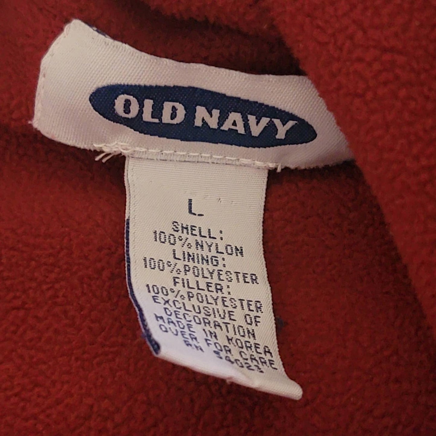 Vintage 90s Old Navy Fleece Lined Utility Vest