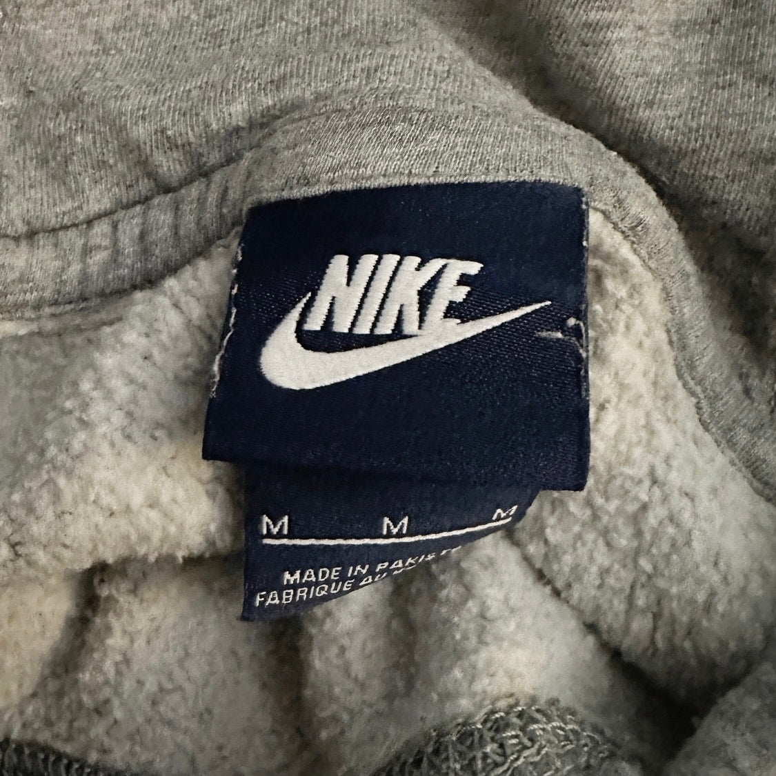 Grey x White Nike Hoodie Sweatshirt