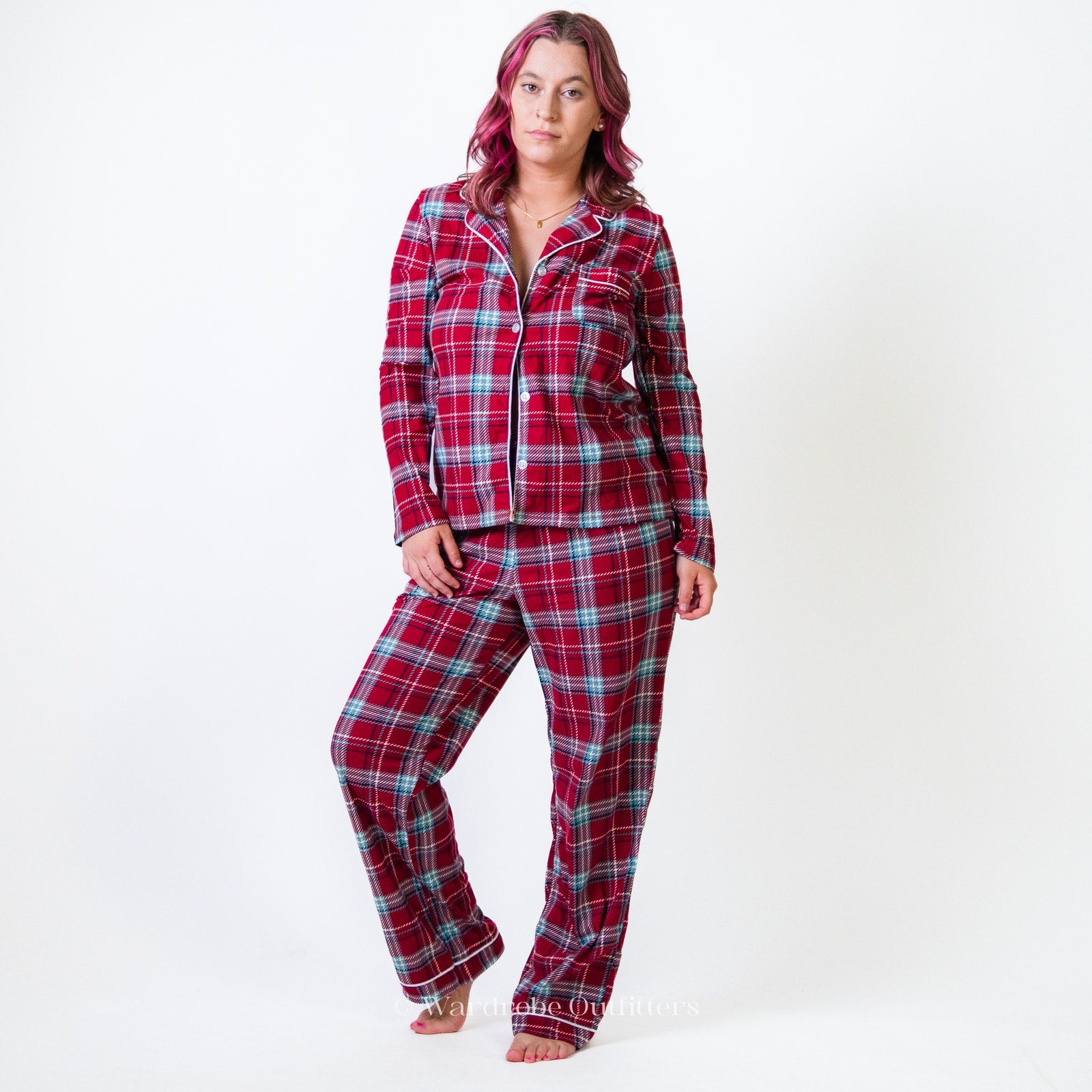Wonderly Intimates Plaid Flannel Pajamas – Wardrobe Outfitters