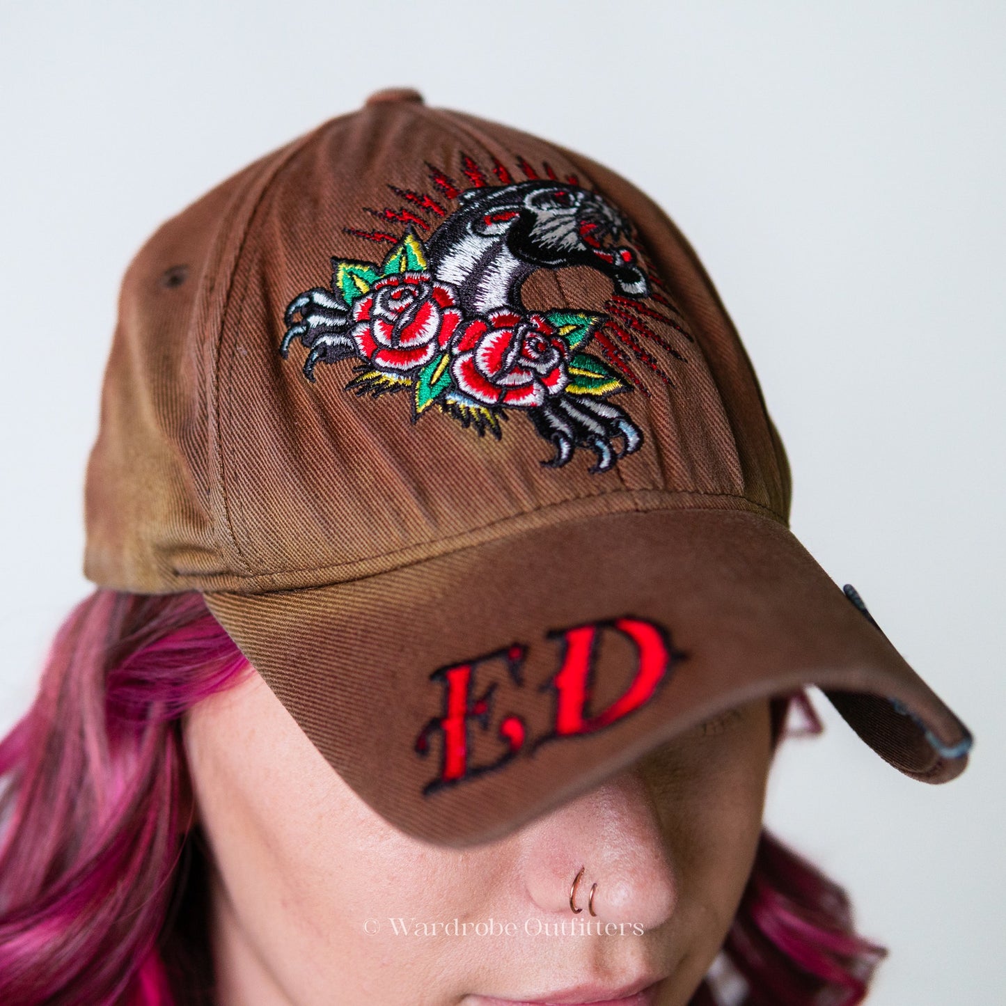 Vintage Y2K Don Ed Hardy X Christian Aug Fitted Hat