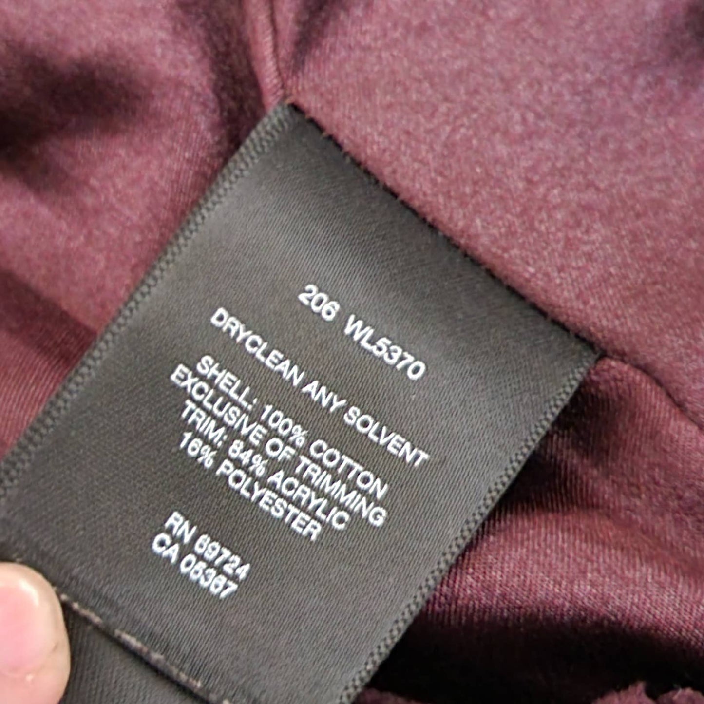 Columbia Corduroy Burgundy Ribbed Jacket - M