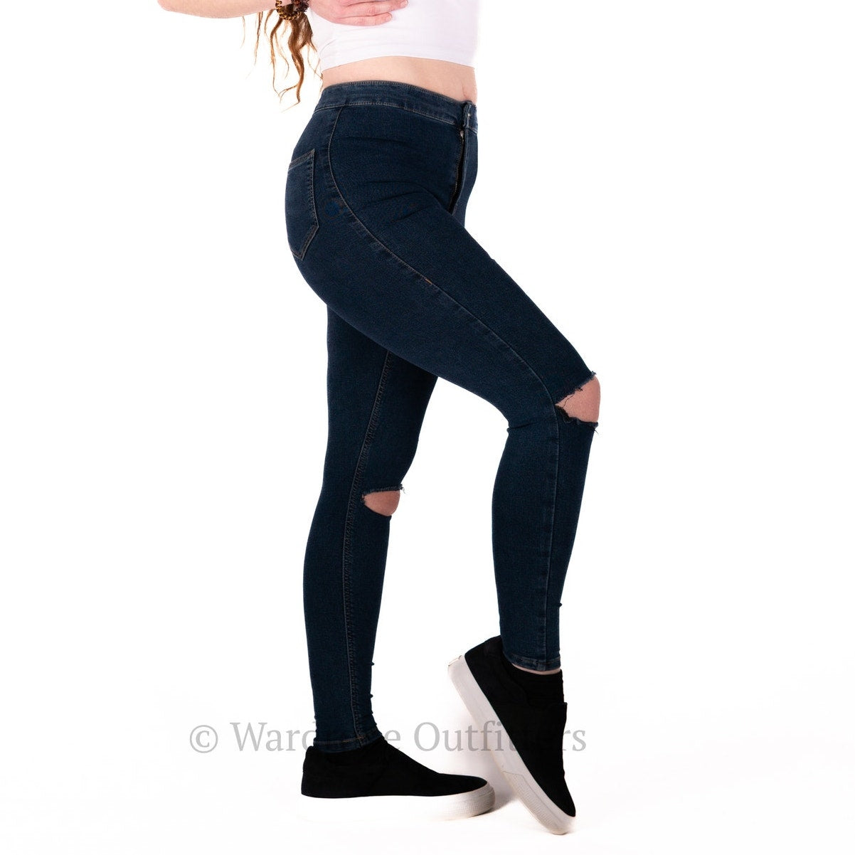 NEW Topshop Moto Toni Blue Skinny Jeans
