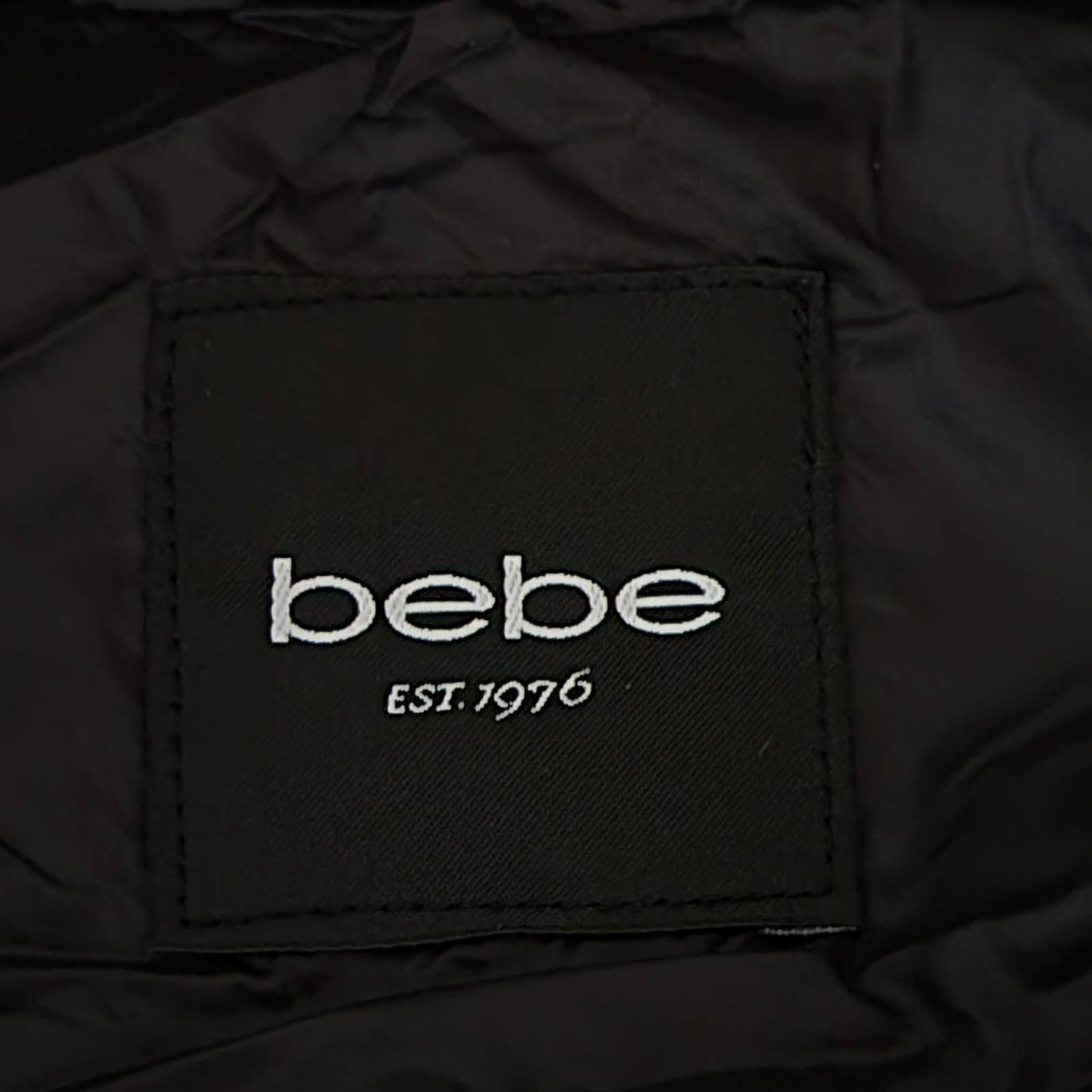 BEBE Black Quilted Jacket