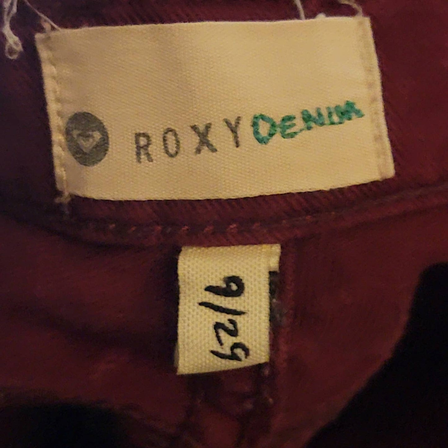 Red Roxy Denim Jeans